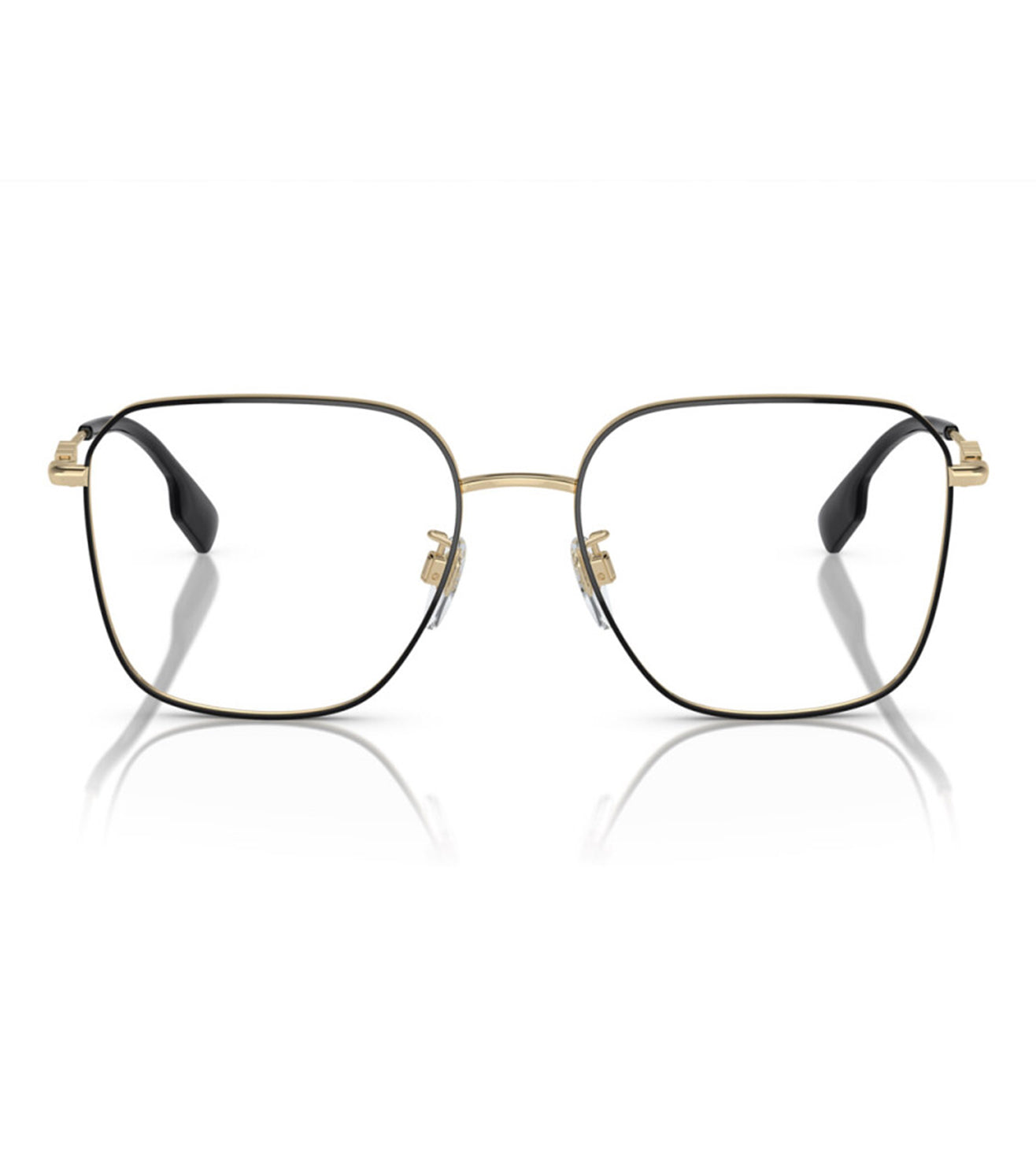 Burberry Black and Gold Metal Frame Women\'s Glasses Burberry BE1313Q eyeglasses for women in Black Light Gold main image 4