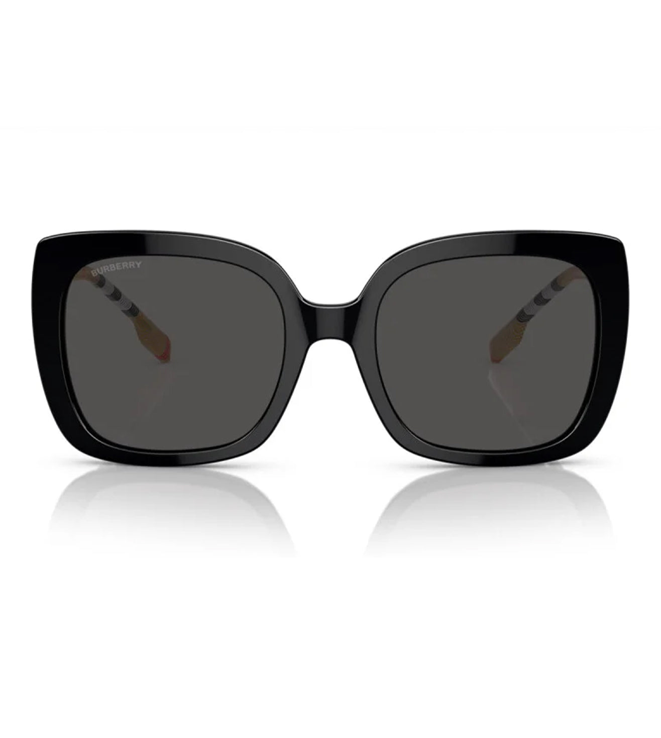 Burberry Women's Dark Grey Butterfly Sunglasses