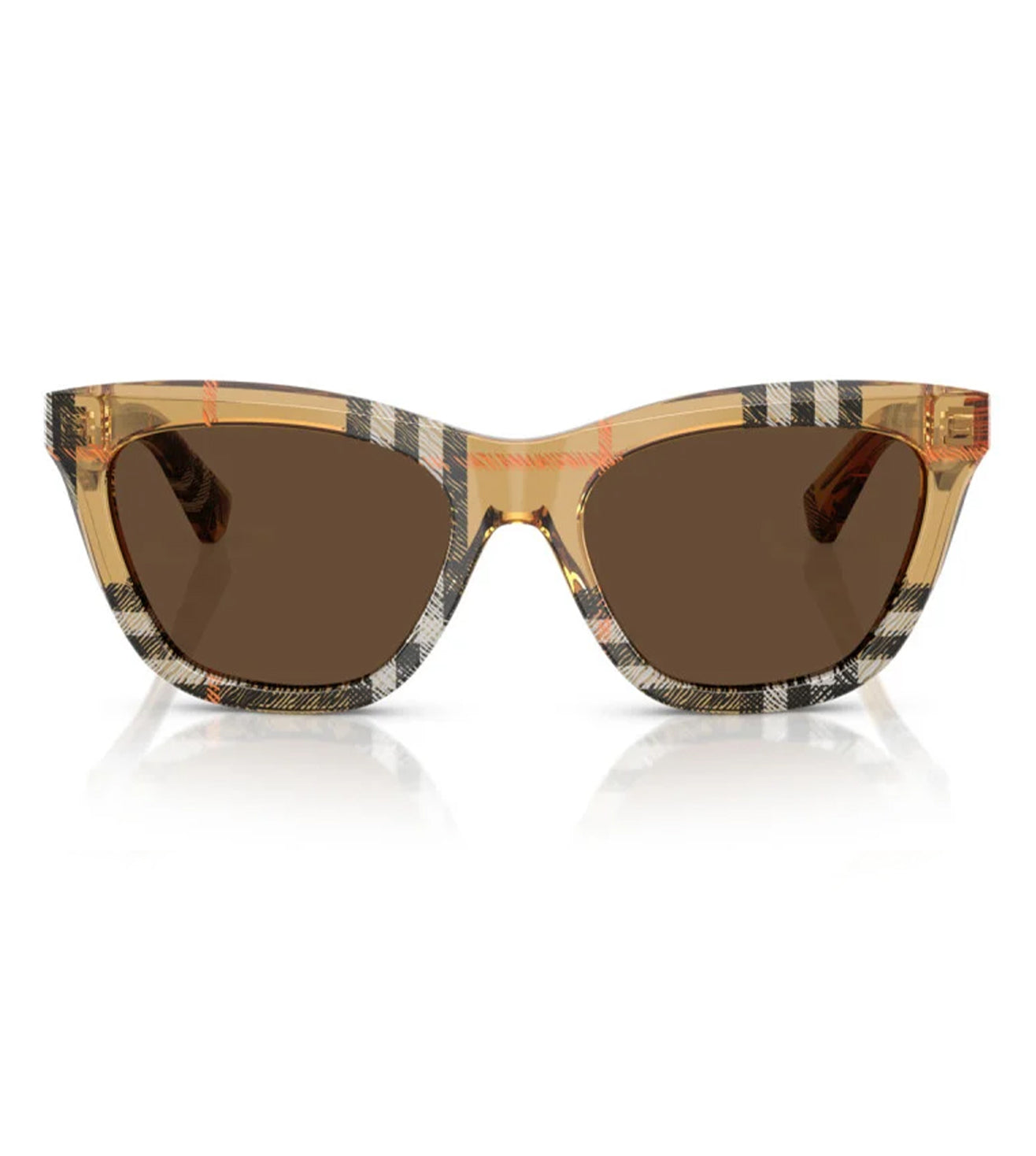 Burberry Women's Dark Brown Cat-Eye Sunglasses
