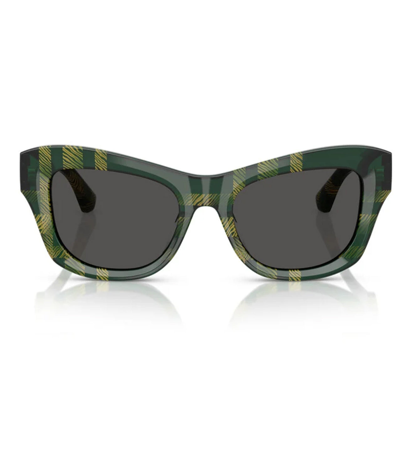 Burberry Green Tortoiseshell Cat-Eye Sunglasses Amazon.com: BURBERRY Sunglasses BE 4403 F 409871 Green Dark  main image 2