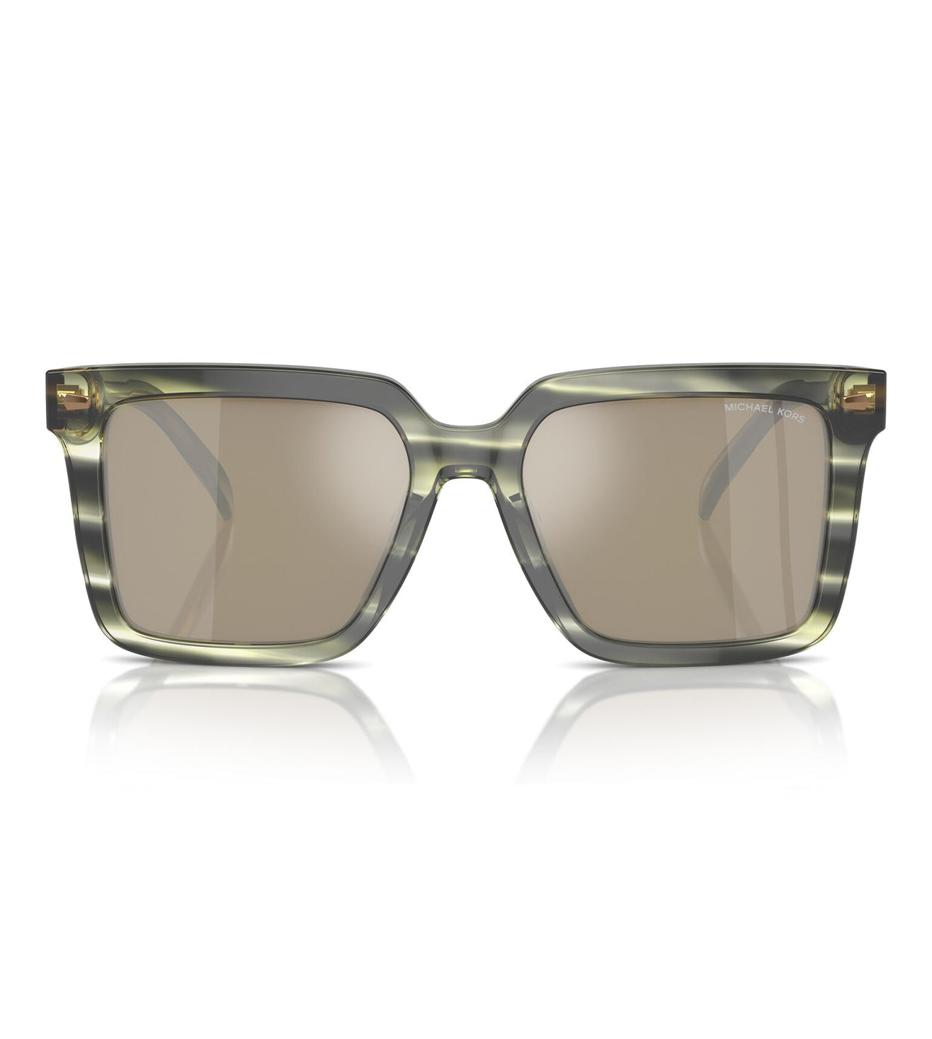 Michael Kors olive green sunglasses! Michael Kors Monte Carlo XL (56 - 19) with Green lenses and  main image 4