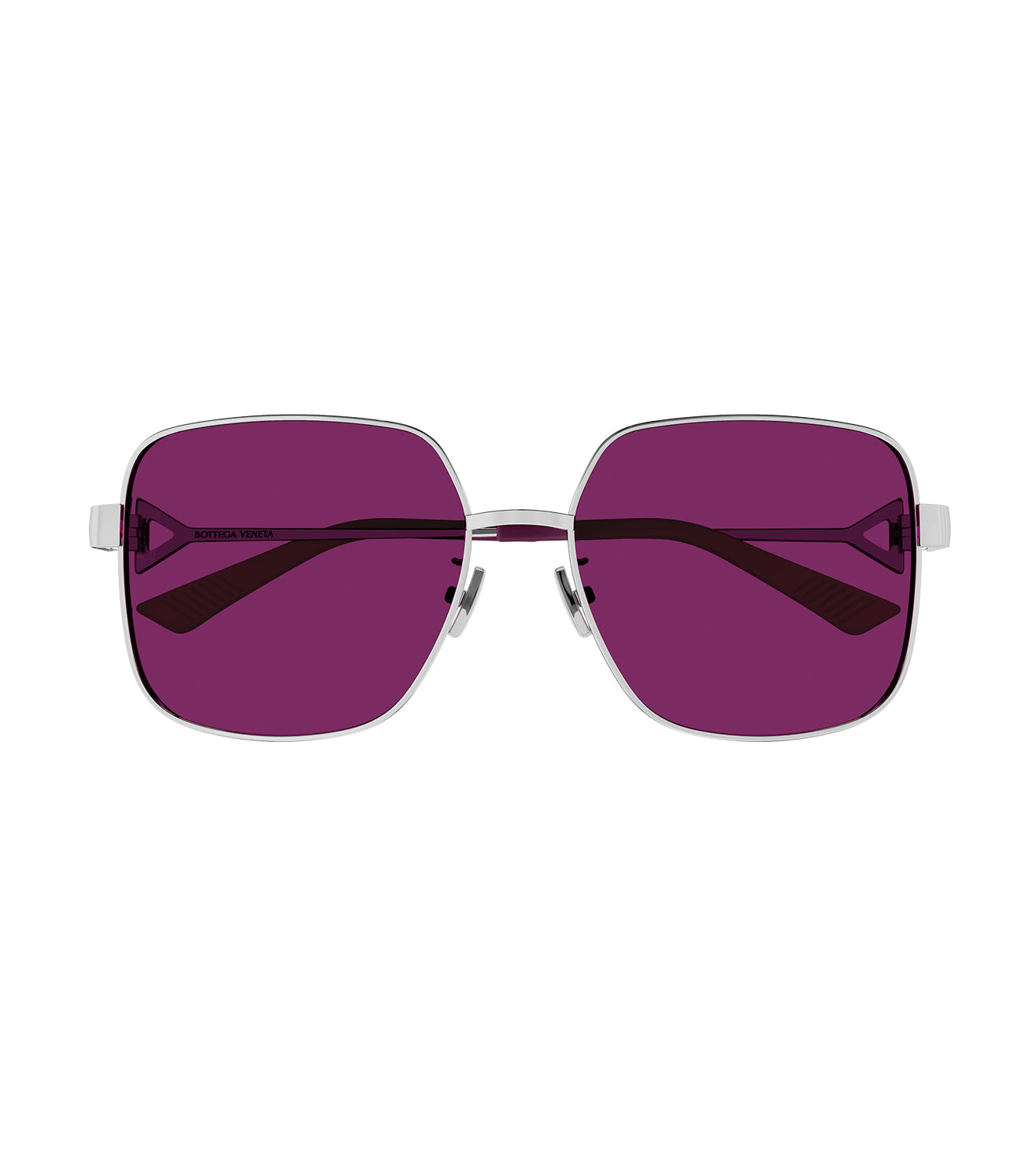 Bottega Veneta Women\'s Violet Grey Square Sunglasses! Bottega Veneta Square Glasses & Sunglasses | eye-oo - eye-oo.com main image 4