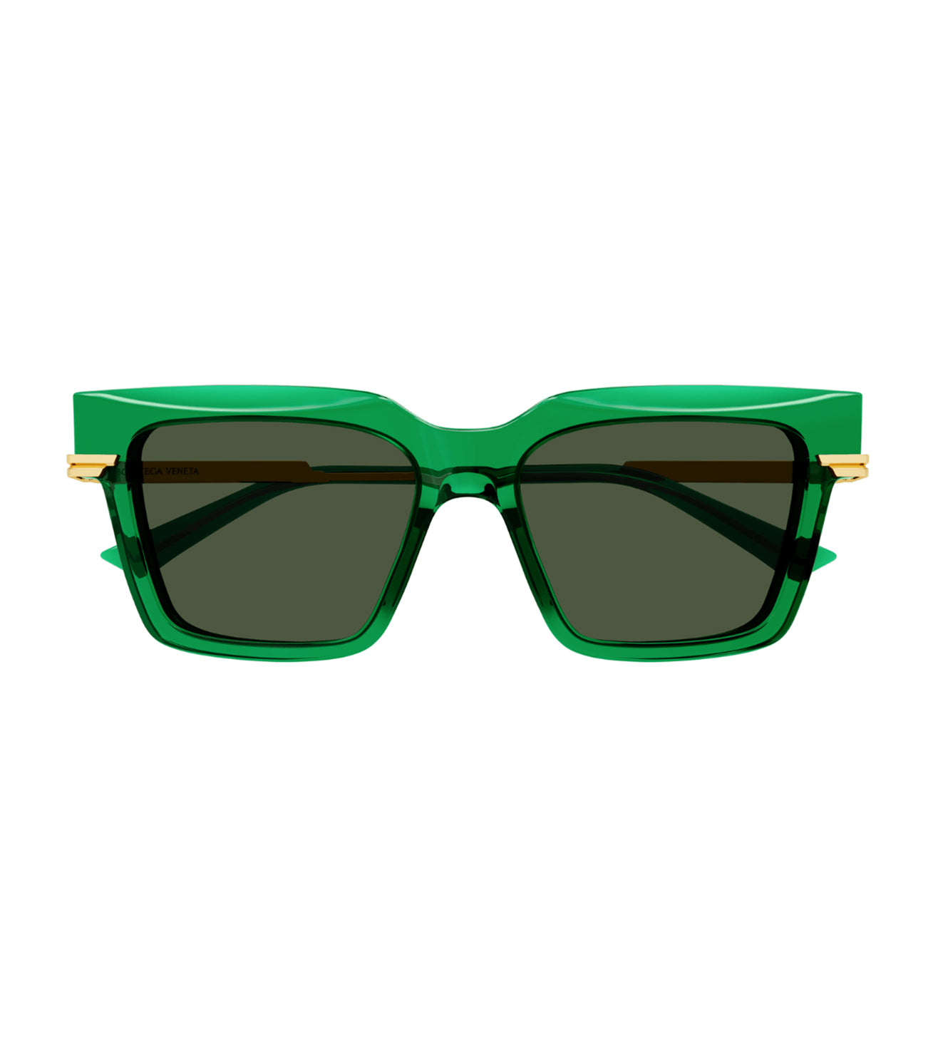 NEW BOTTEGA VENETA SUNGLASSES, WOMEN GREEN SQUARE EYEWEAR BOTTEGA VENETA Bottega Veneta - Classic square sunglasses Bottega Veneta main image 3