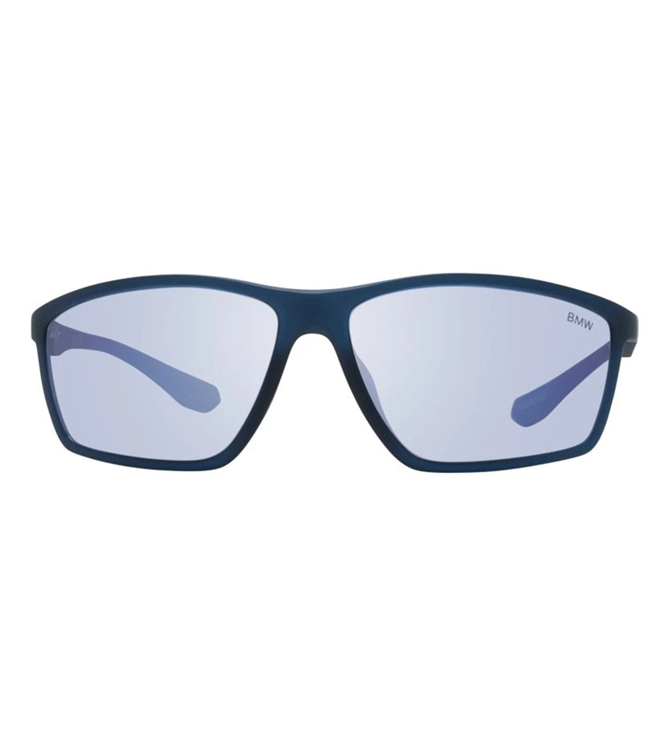 BMW Men's Blue Rectangular Sunglasses
