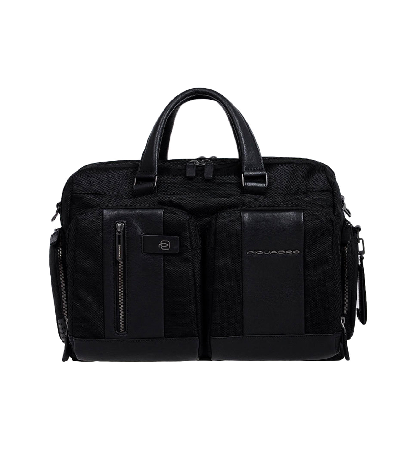 Piquadro Black Leather Men Briefcase main image 1