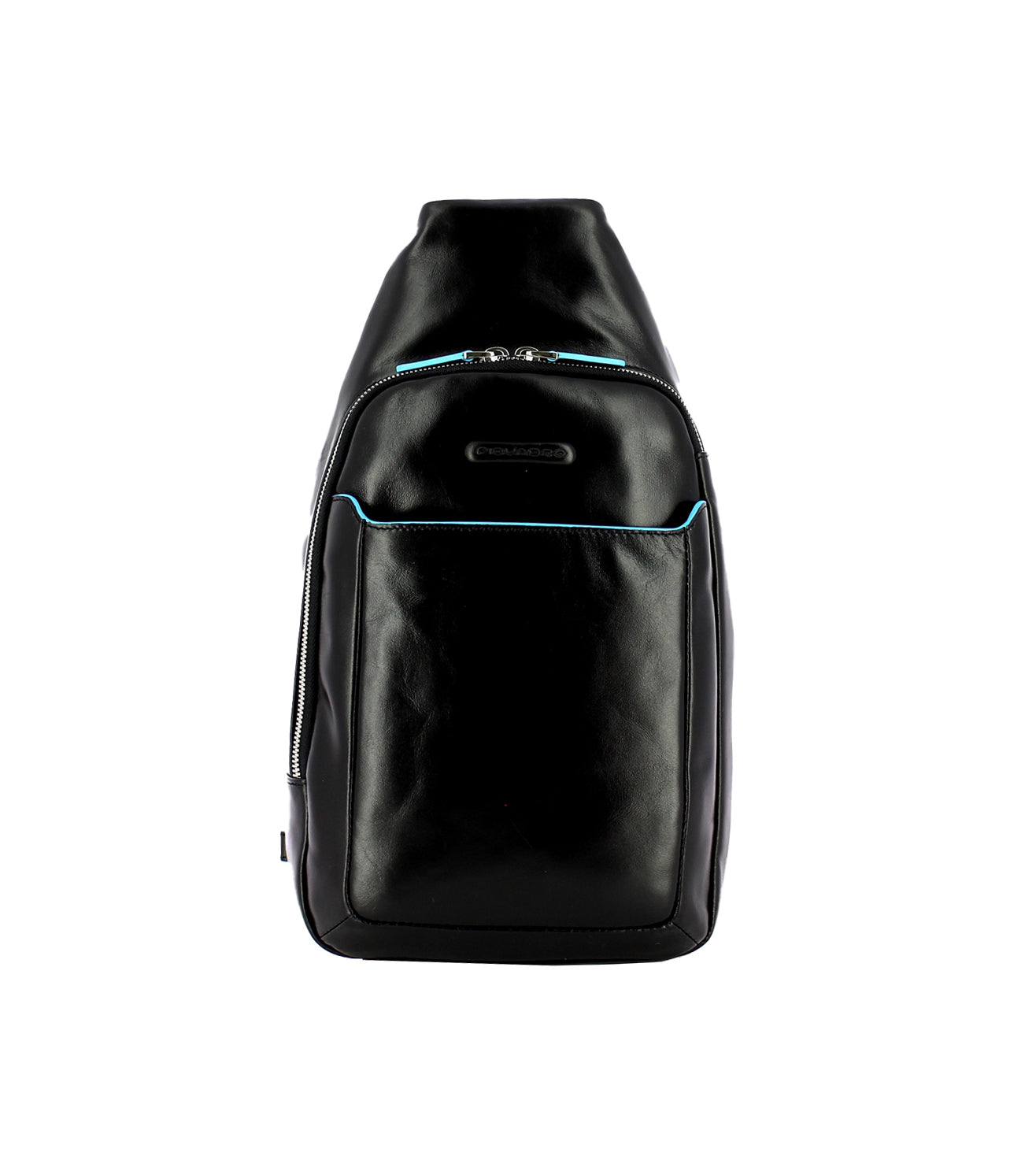 Piquadro Blue Square Men's Black Sling Bag