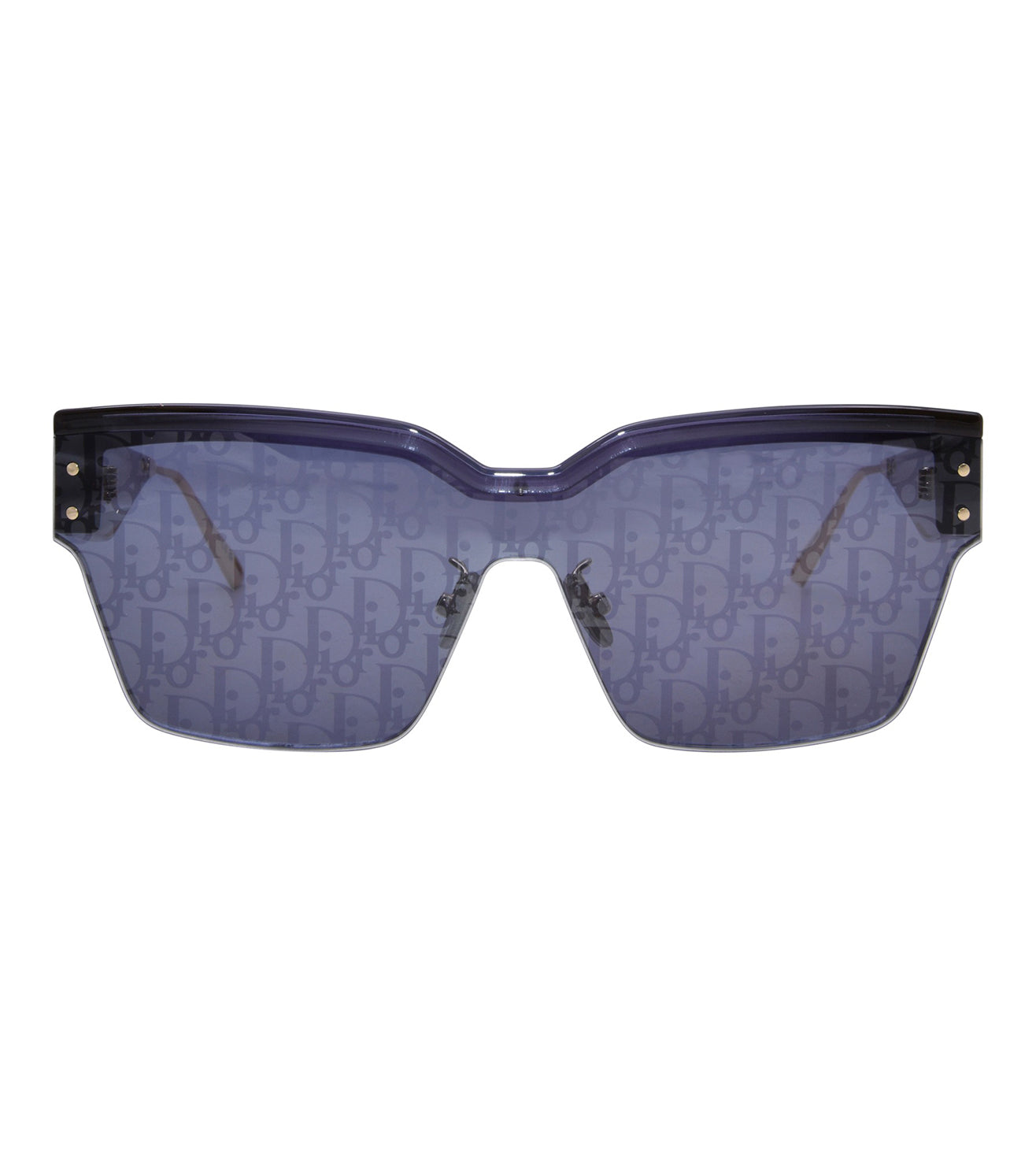 Dior Women's Blue Mirror Shield Sunglasses - Main Image