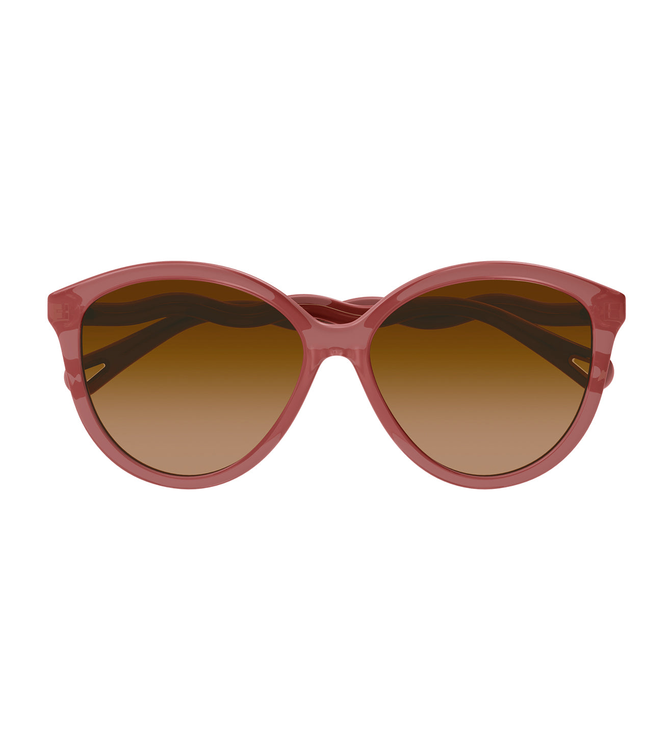 Chloe Brown Pink Sunglasses Chloe Brown Tortoiseshell Cats Eye Sunglasses – Phoenix Style main image 2