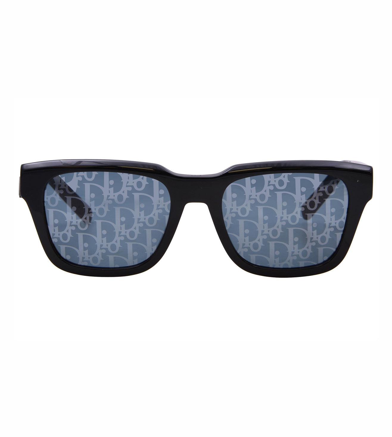 Dior Men's Blue Mirror Square Sunglasses