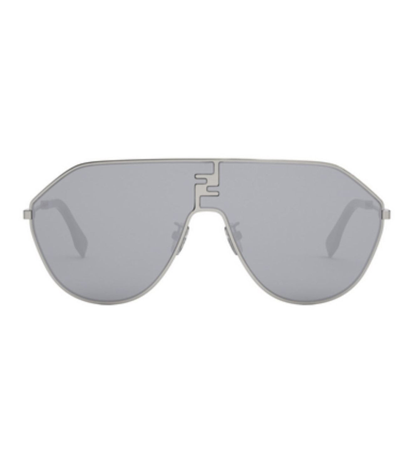 Fendi Women's Grey Aviator Sunglasses