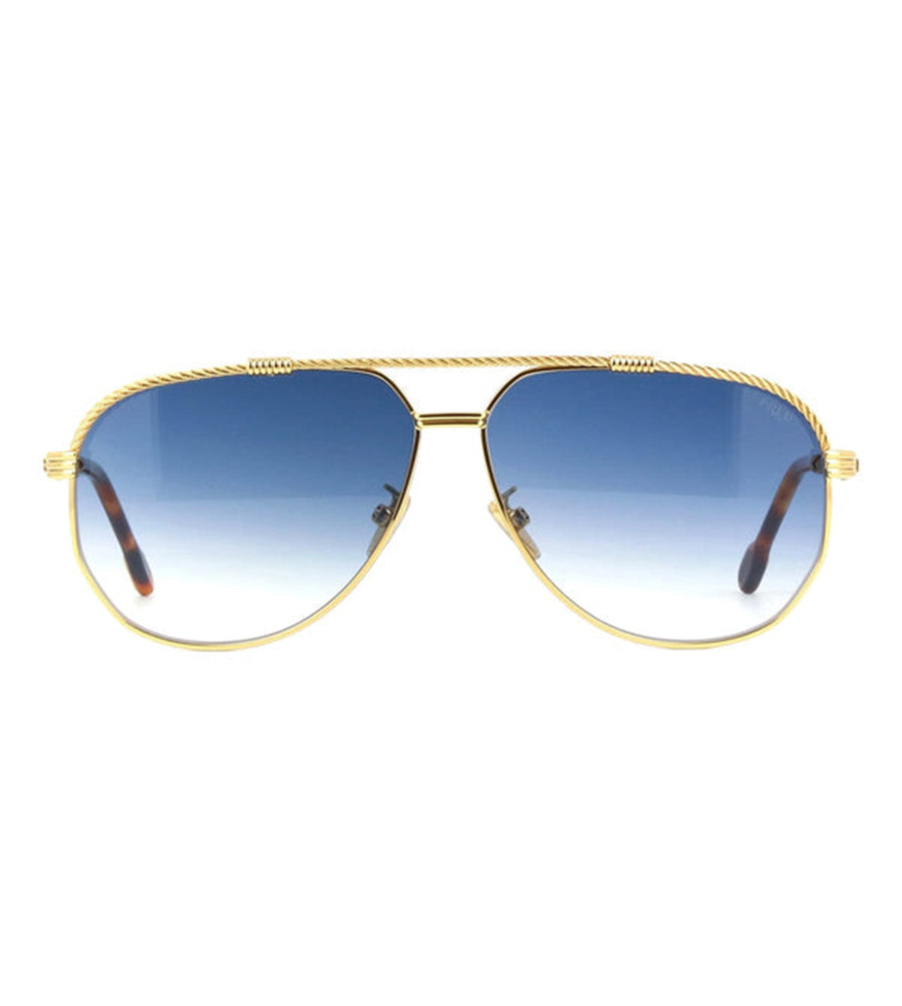 Men's Blue Aviator Sunglasses