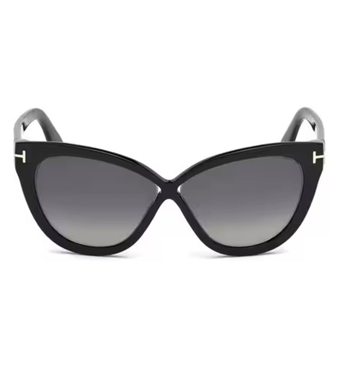 Tom Ford Black Cat-Eye Sunglasses with Gray Lenses ICON CAT EYE SUNGLASSES | TOM FORD Fashion main image 4