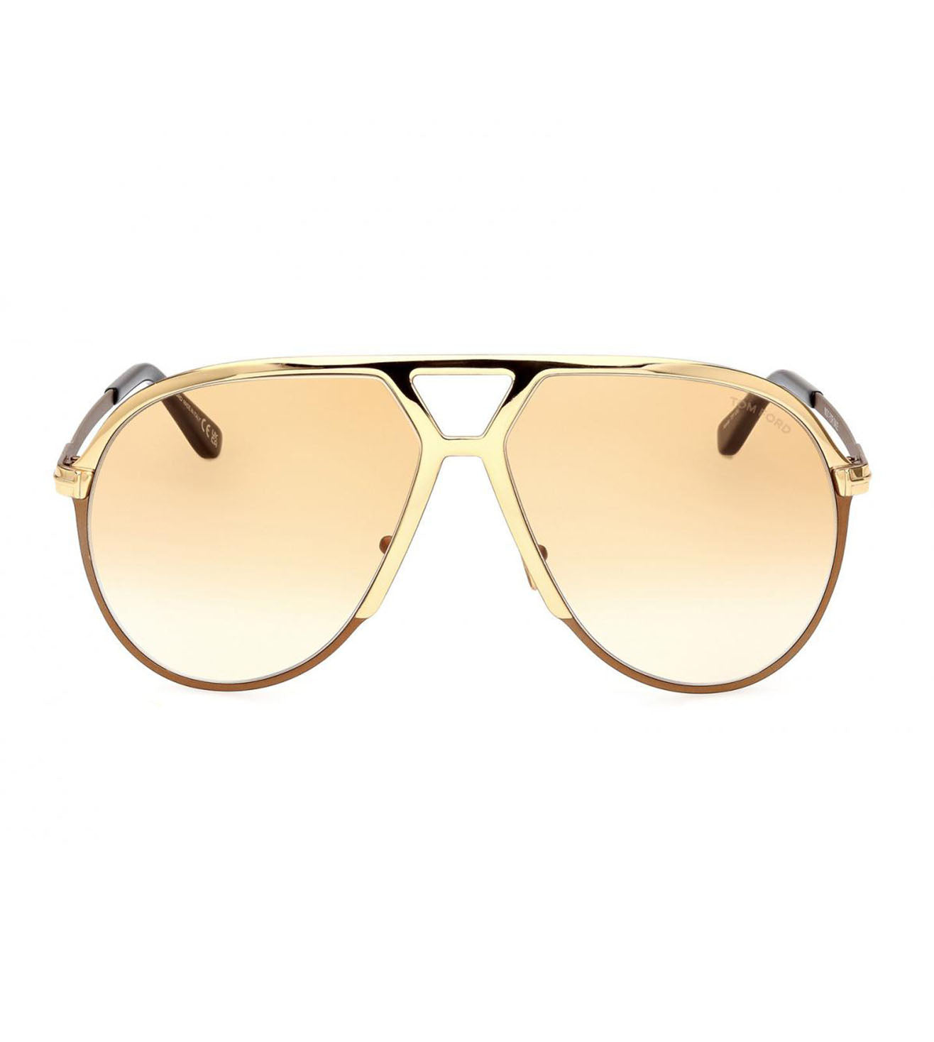 Tom Ford Men's Brown Aviator Sunglasses