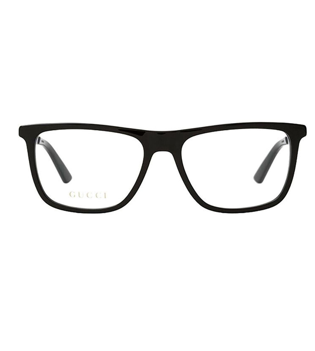 Gucci Men's Black Rectangular Optical Frame - Main Image