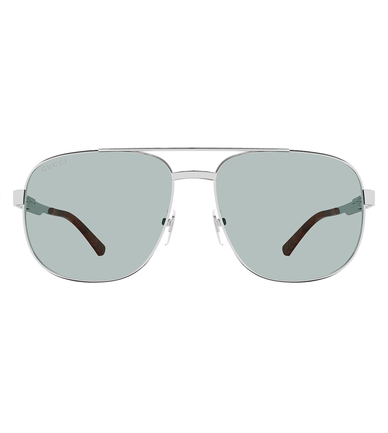 Gucci silver 2025 aviator sunglasses