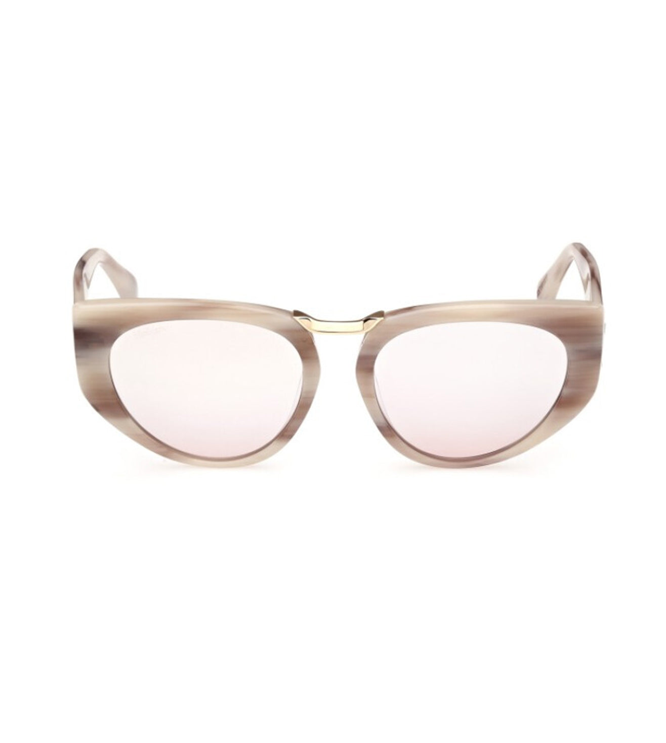 Max Mara Brown Acetate Women\'s Sunglasses Oversized oval sunglasses, rust | Max Mara main image 4