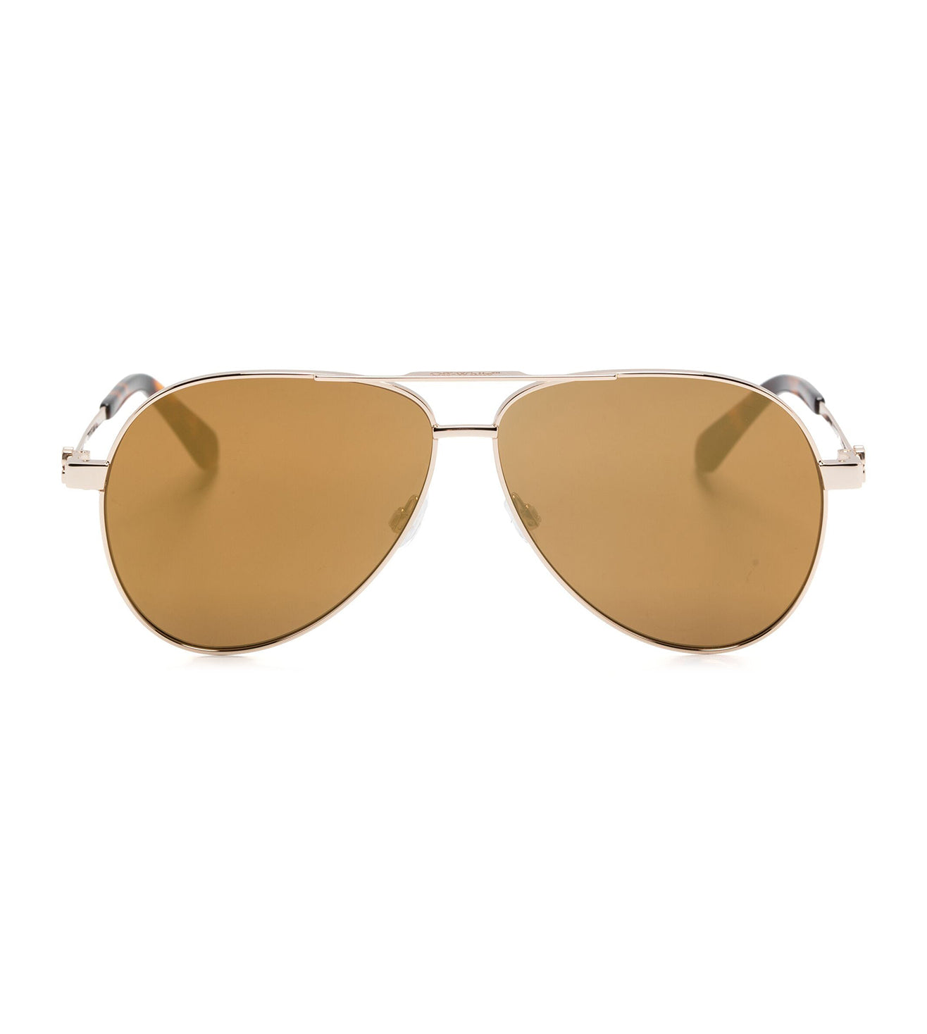 NWT Off-White Ruston Gold Aviator 62mm Sunglasses Aviator-B - AERO Gold | 23K Satin Yellow Gold – Art-Craft  main image 2