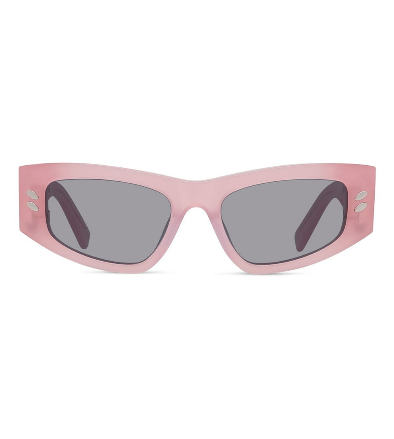 Stella McCartney Pink Cat-Eye Sunglasses Stella Mccartney Pink Taupe Cateye Mirrored Sunglasses  main image 2