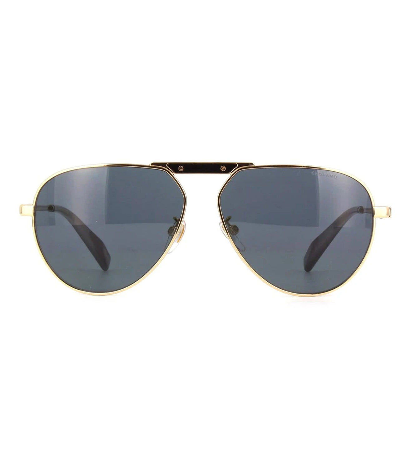 Chopard Men's Grey Aviator Sunglasses