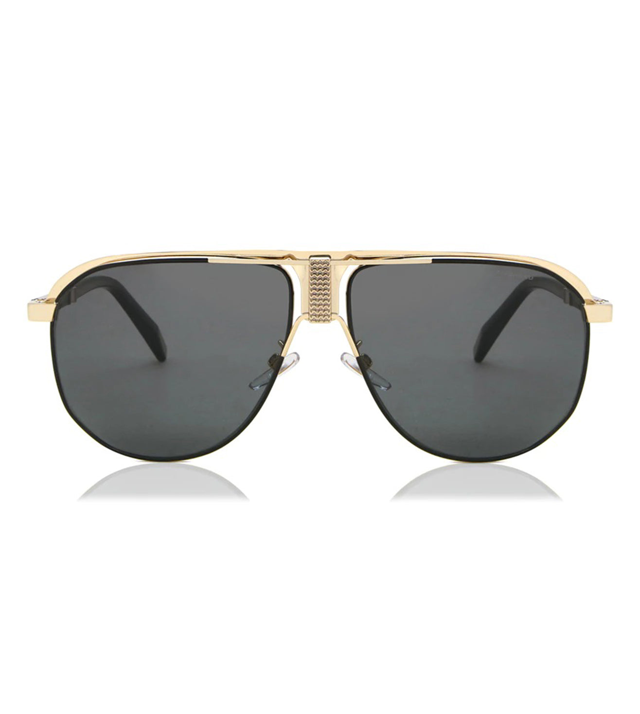 Chopard Aviator Style Gray Gradient Lens. Chopard SCHF82 301P Sunglasses Women main image 3