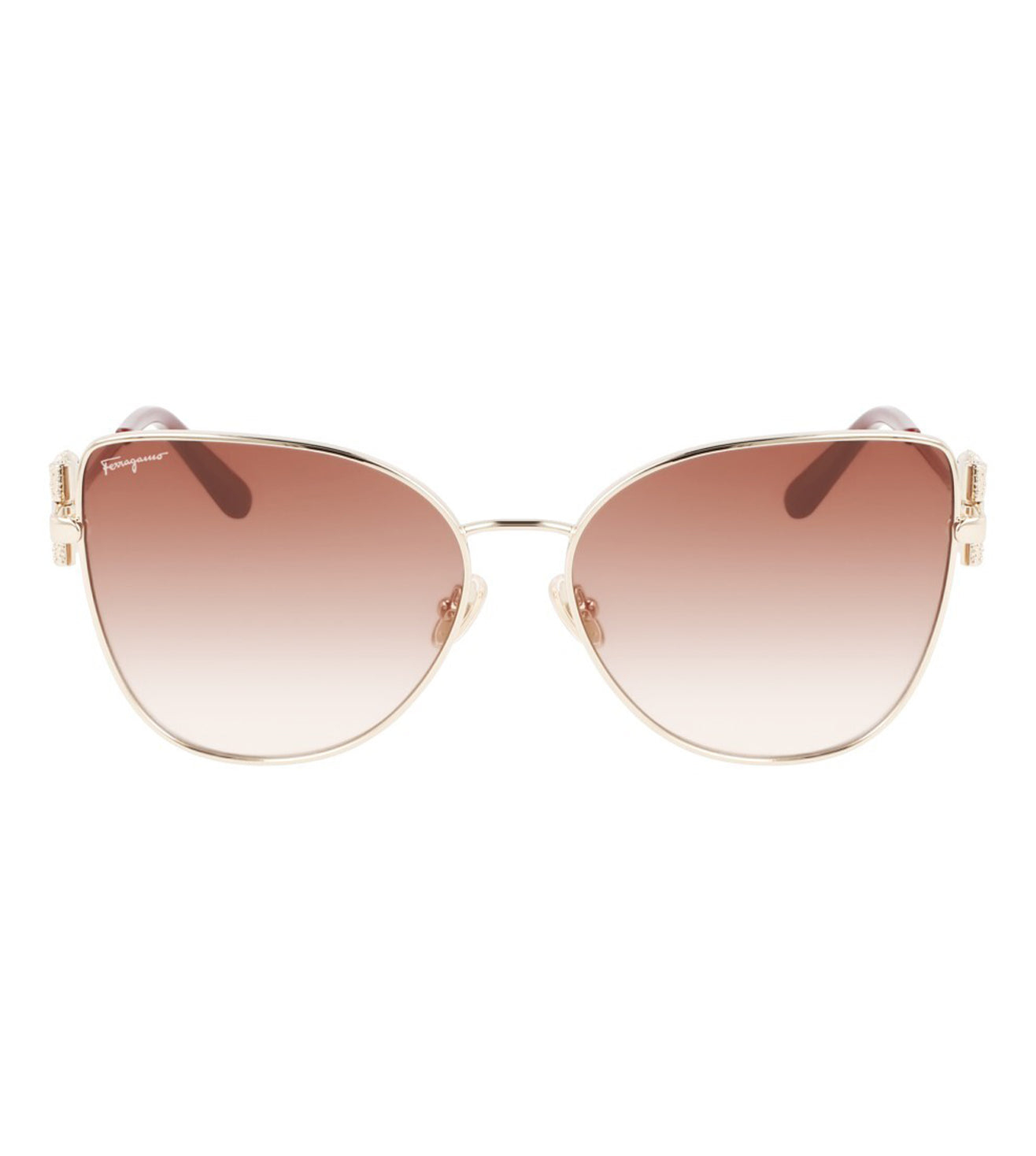 ferragamo goggles Salvatore Ferragamo Women's Grey Butterfly Sunglasses