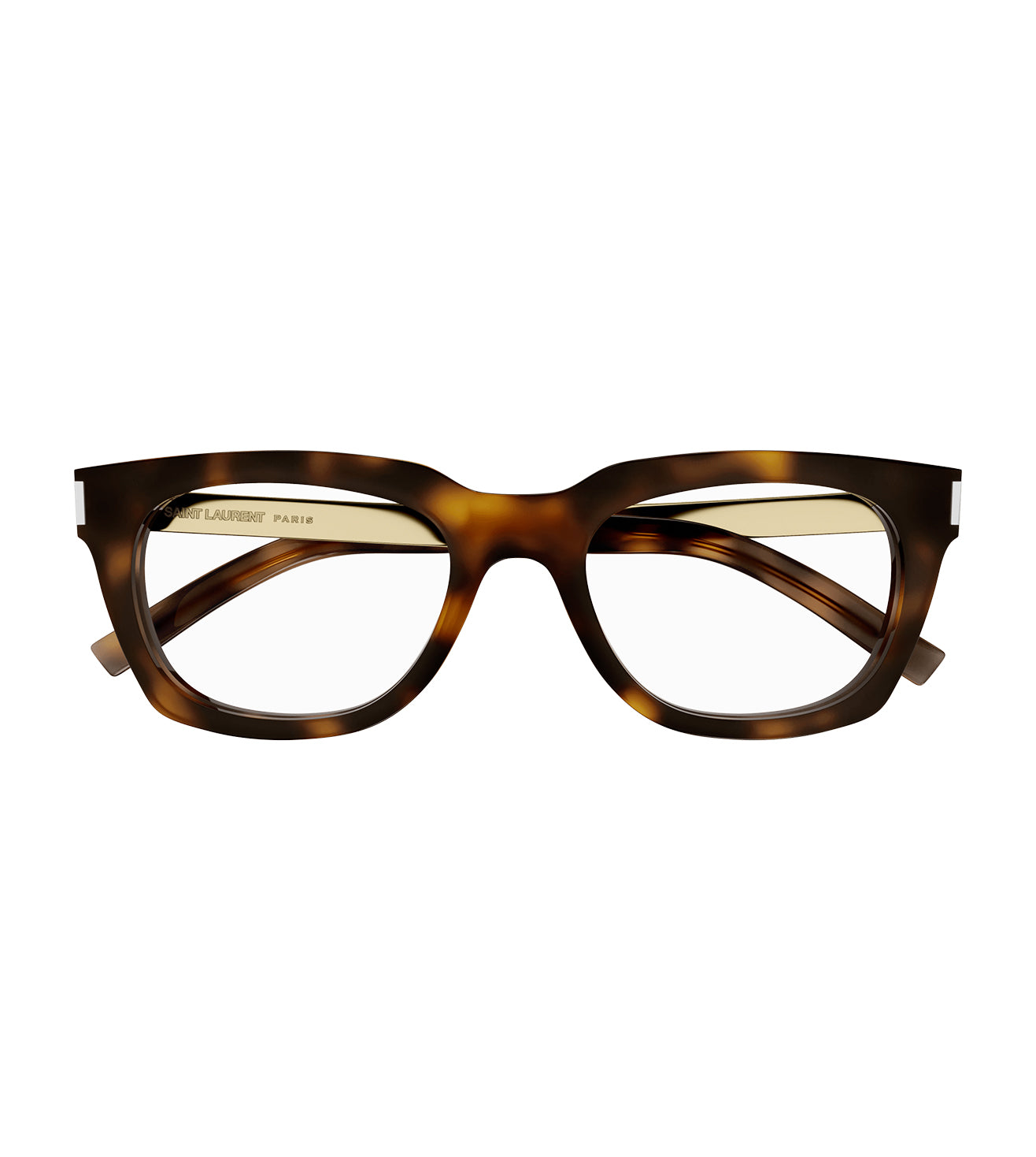 Saint Laurent Unisex Havana Rectangular Optical Frame display picture 1