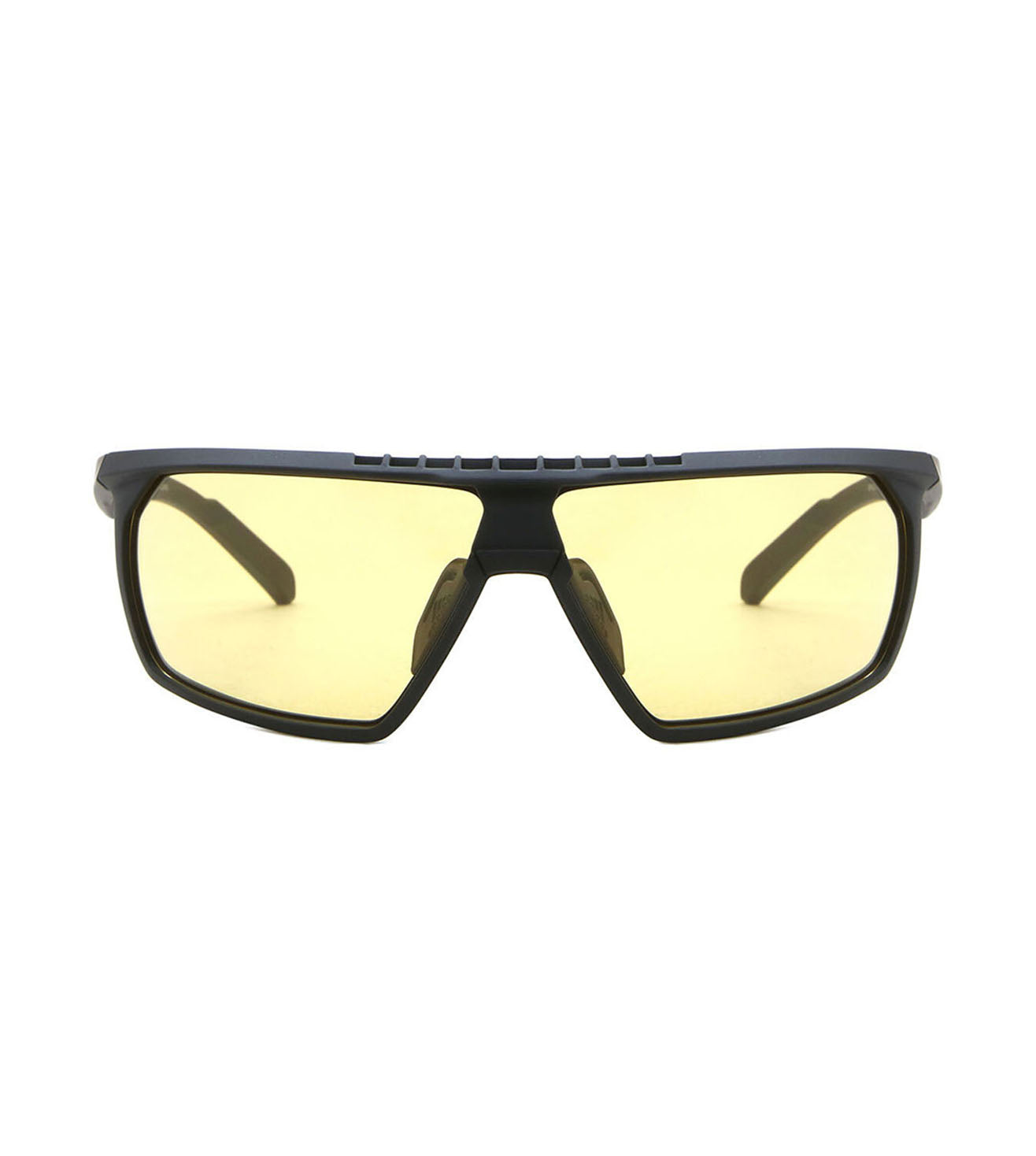 Adidas Originals Men's Brown Wraparound Sunglasses