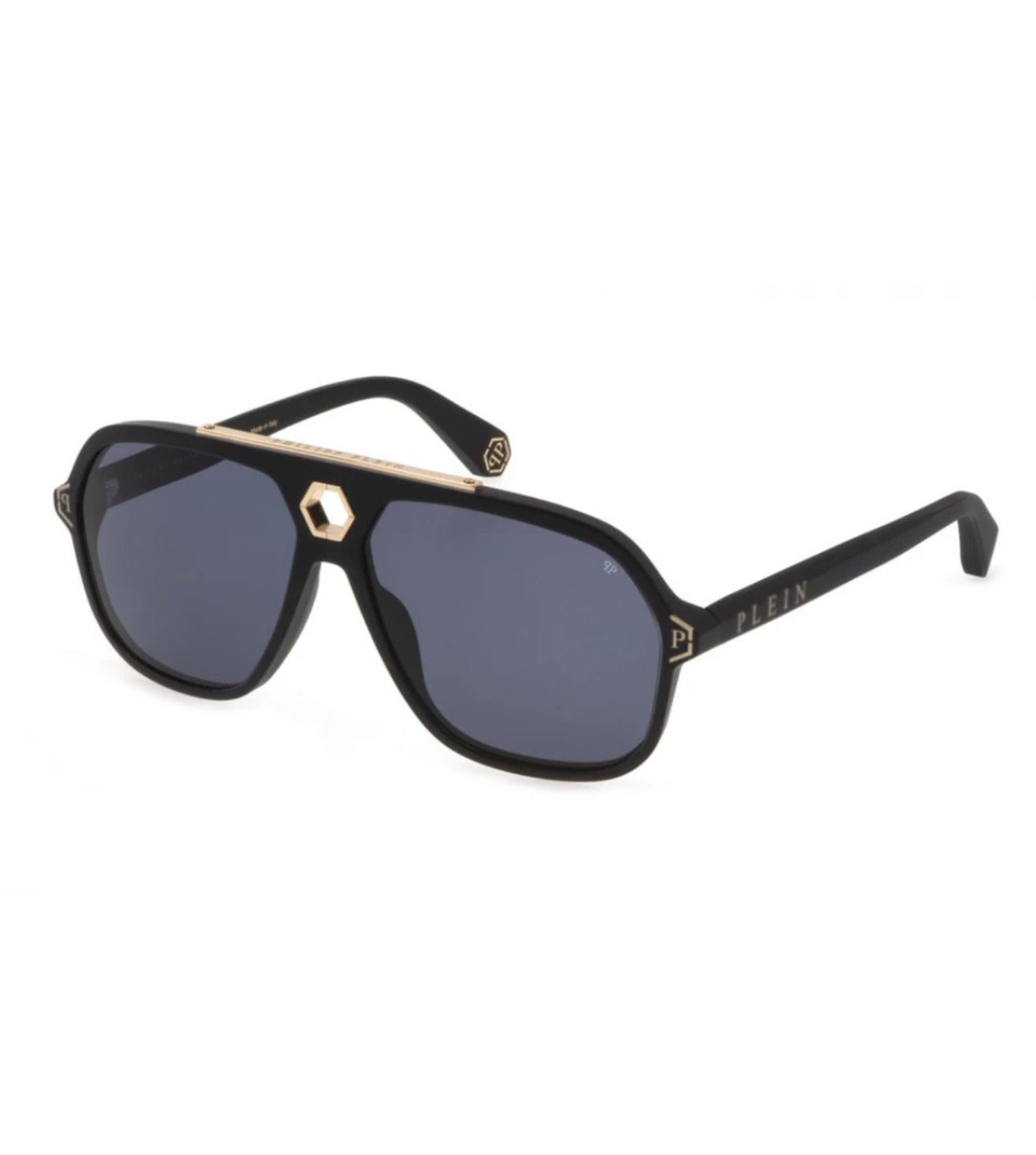 Philipp Plein Black Square Aviator Sunglasses Philipp Plein Men main image 2