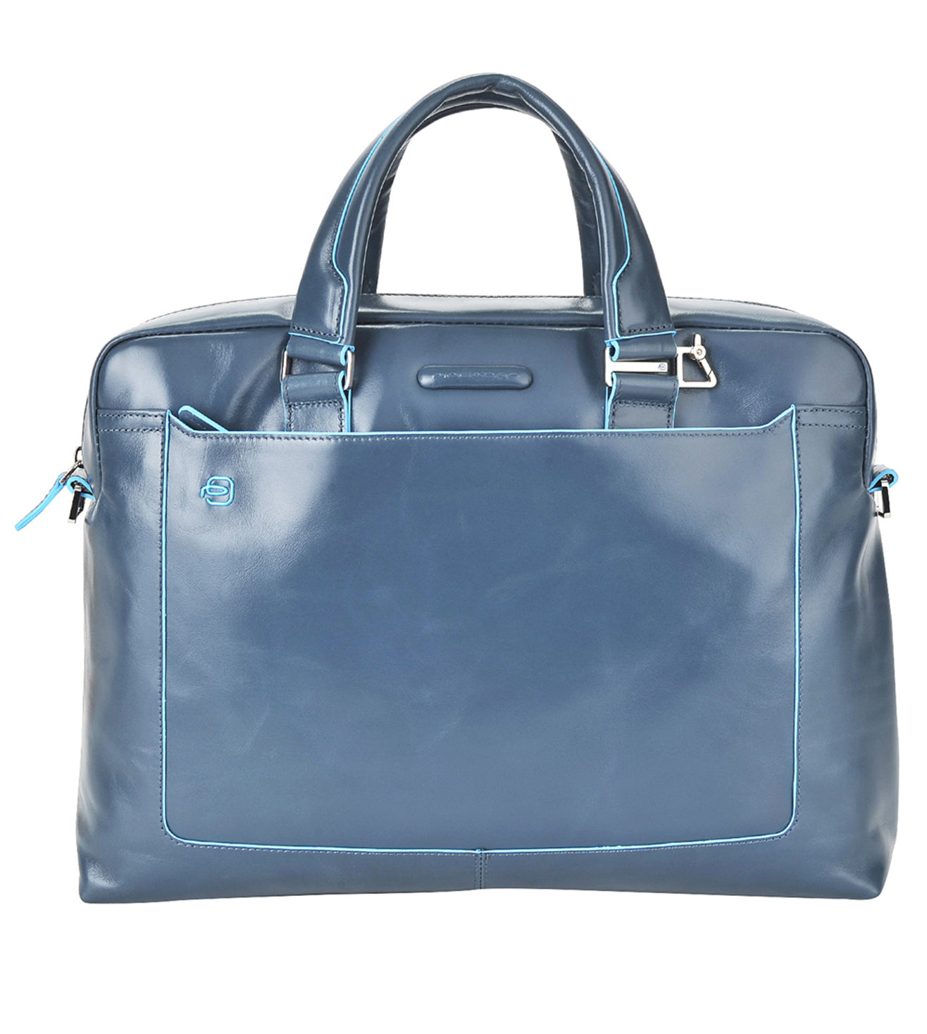 Piquadro Blue Square Unisex Blue Laptop Briefcase