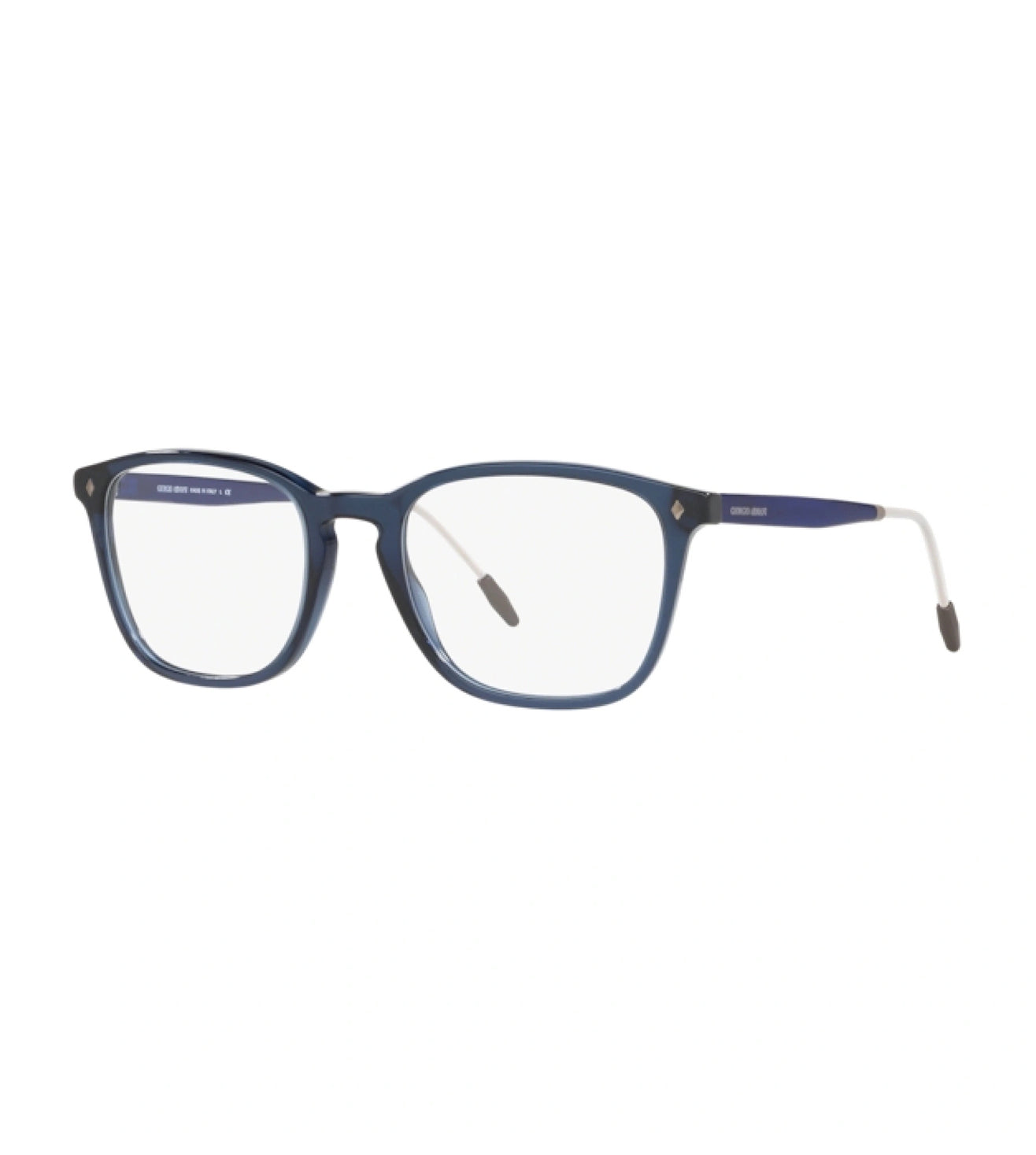 Giorgio Armani Men's Blue Wayfarer Optical Frame