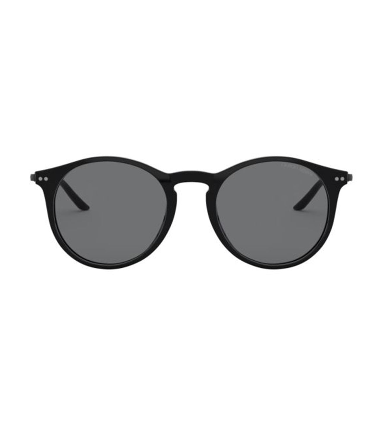 Giorgio Armani Men's Grey Round Sunglasses