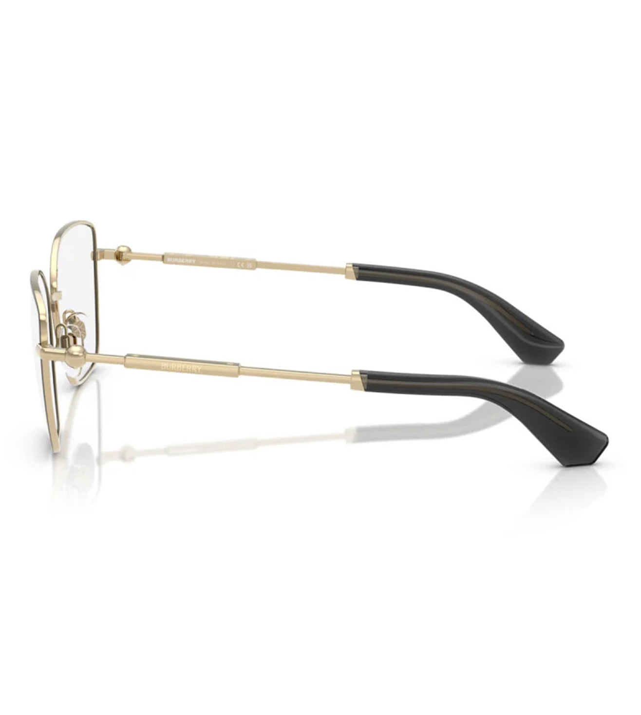 Burberry Women's Gold & Black Cat-Eye Optical Frame