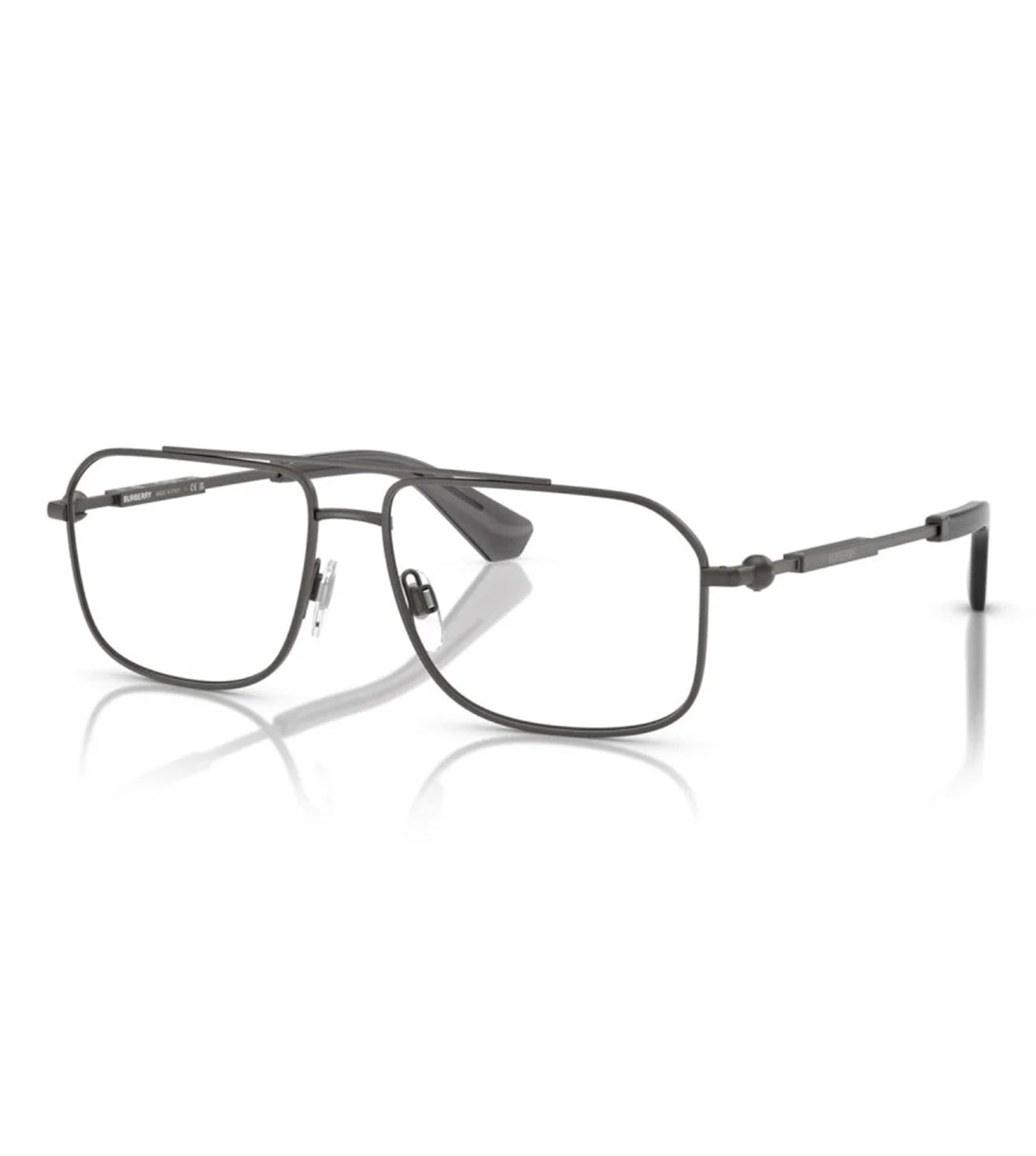 Burberry Men's Grey Aviator Optical Frame