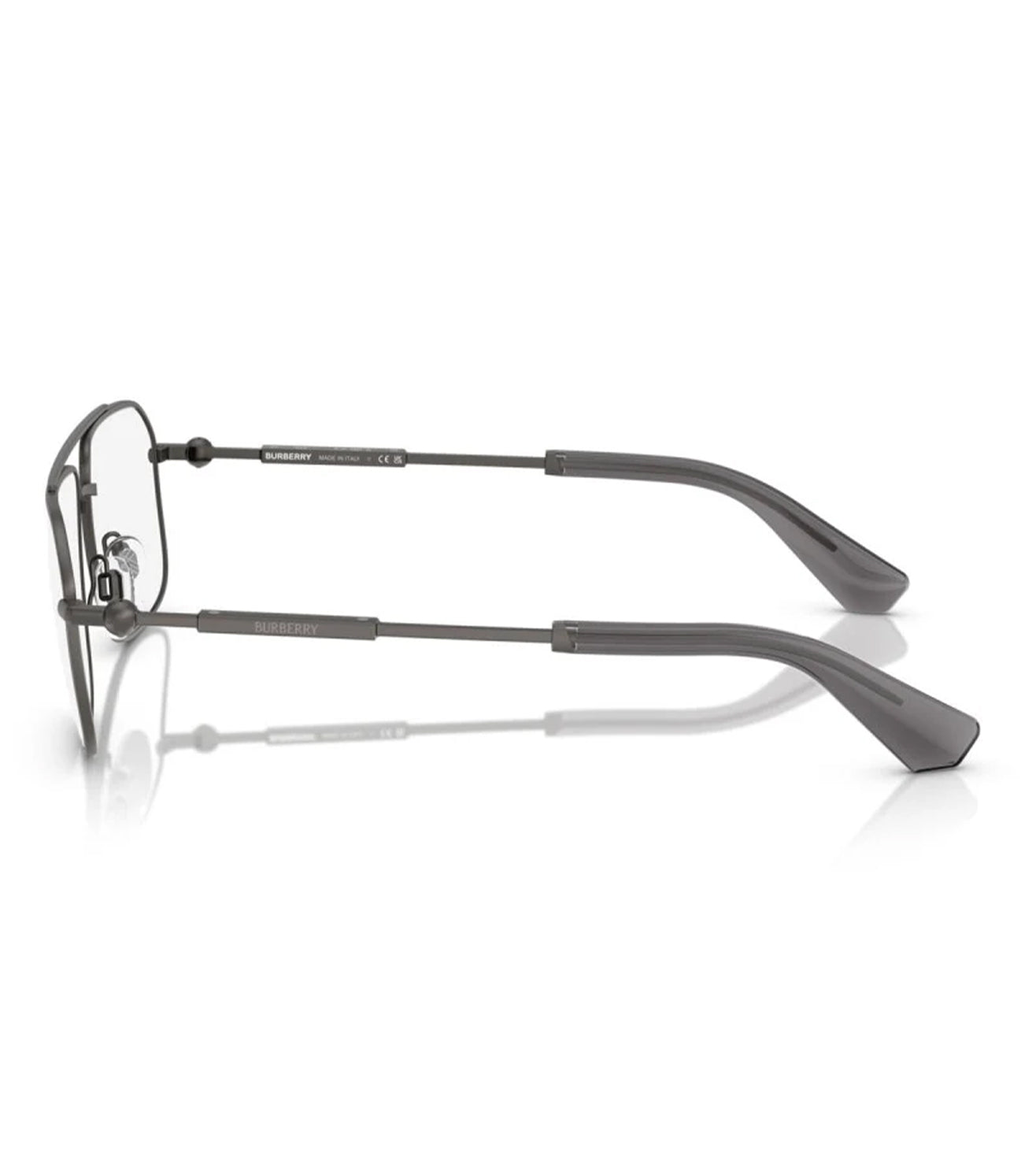 Burberry Men's Grey Aviator Optical Frame