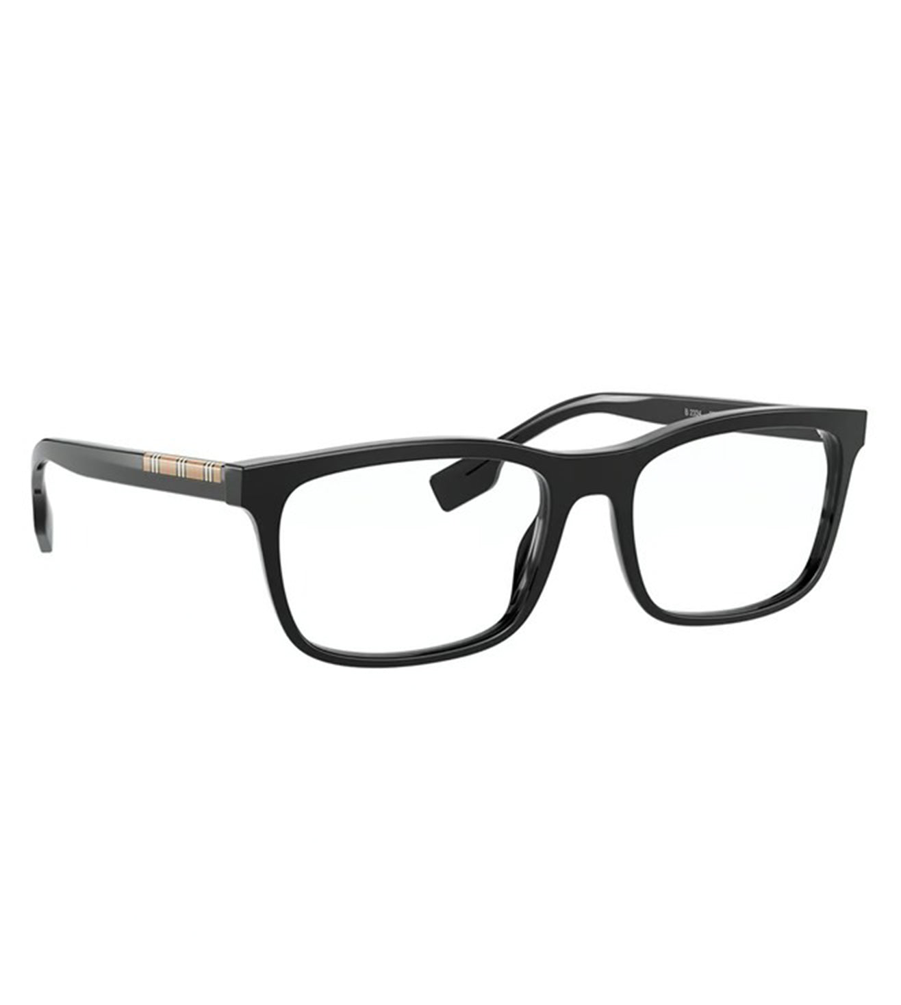 Burberry Men's Black Rectangular Optical Frame