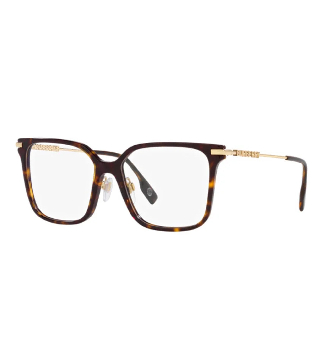 Burberry Women's Dark Havana Square Optical Frame