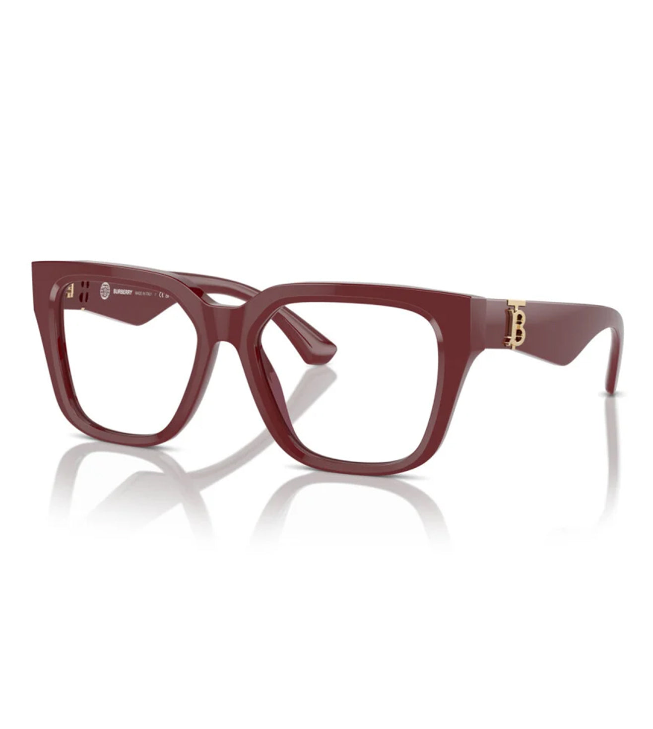 Burberry Women's Bordeaux Cat-Eye Optical Frame
