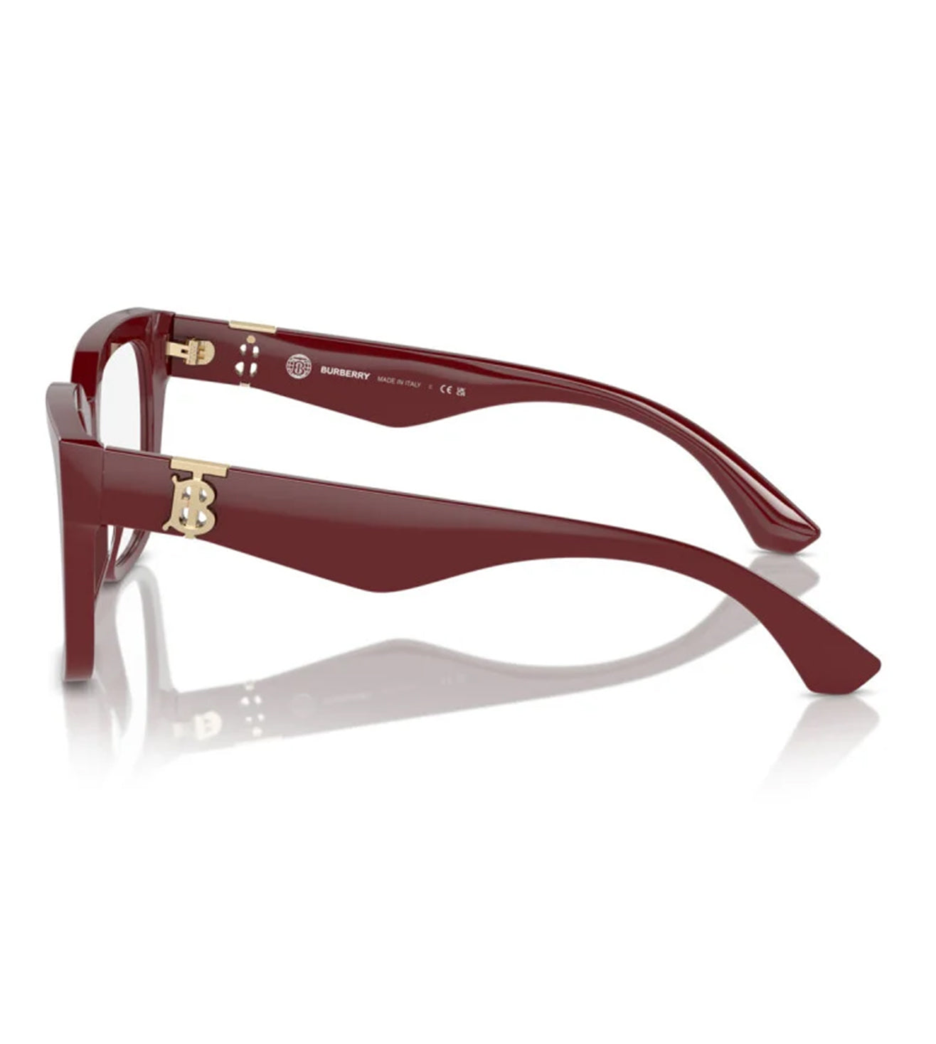 Burberry Women's Bordeaux Cat-Eye Optical Frame
