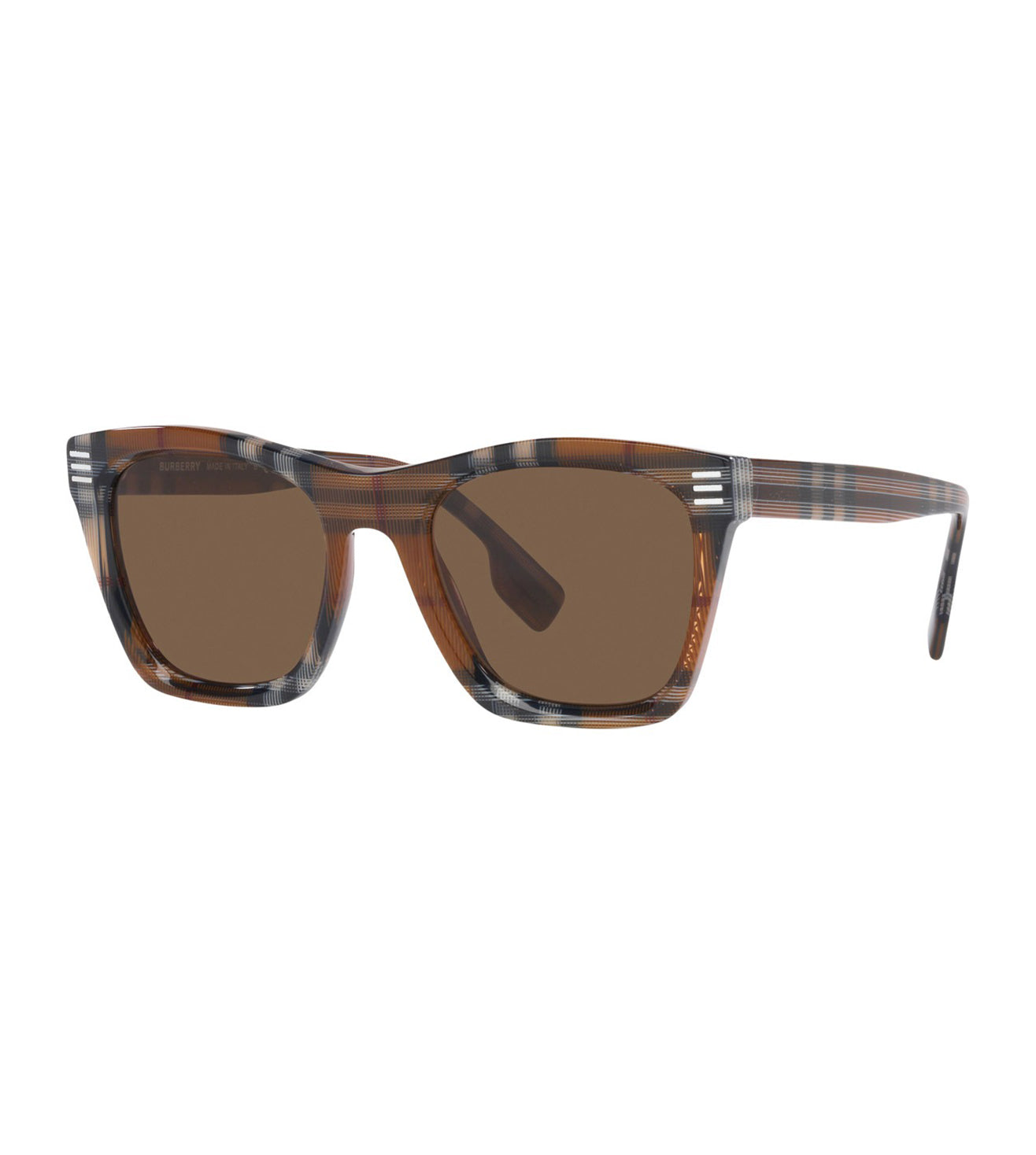 Burberry Men's Dark Brown Square Sunglasses