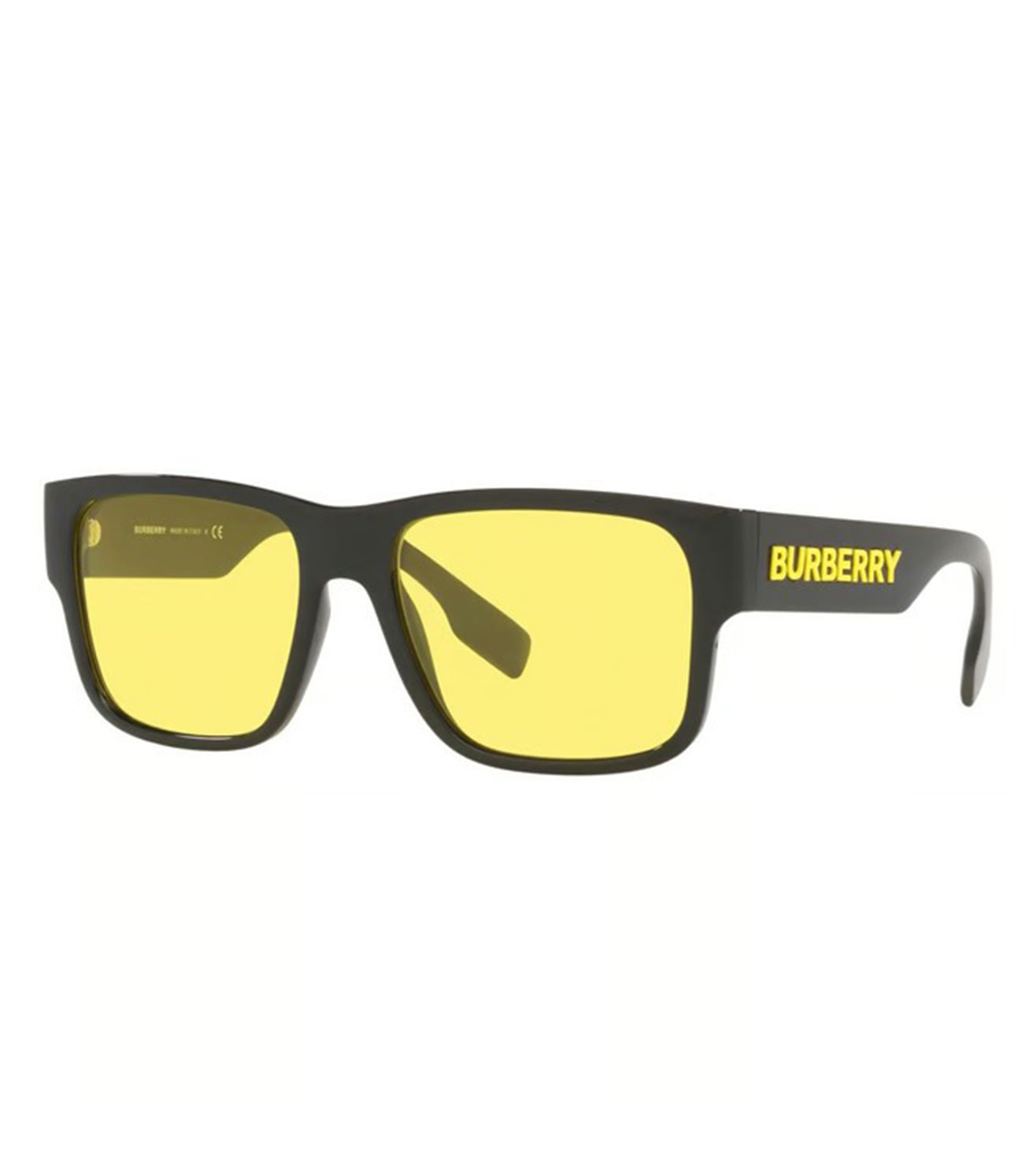 Burberry Men's Yellow Square Sunglasses