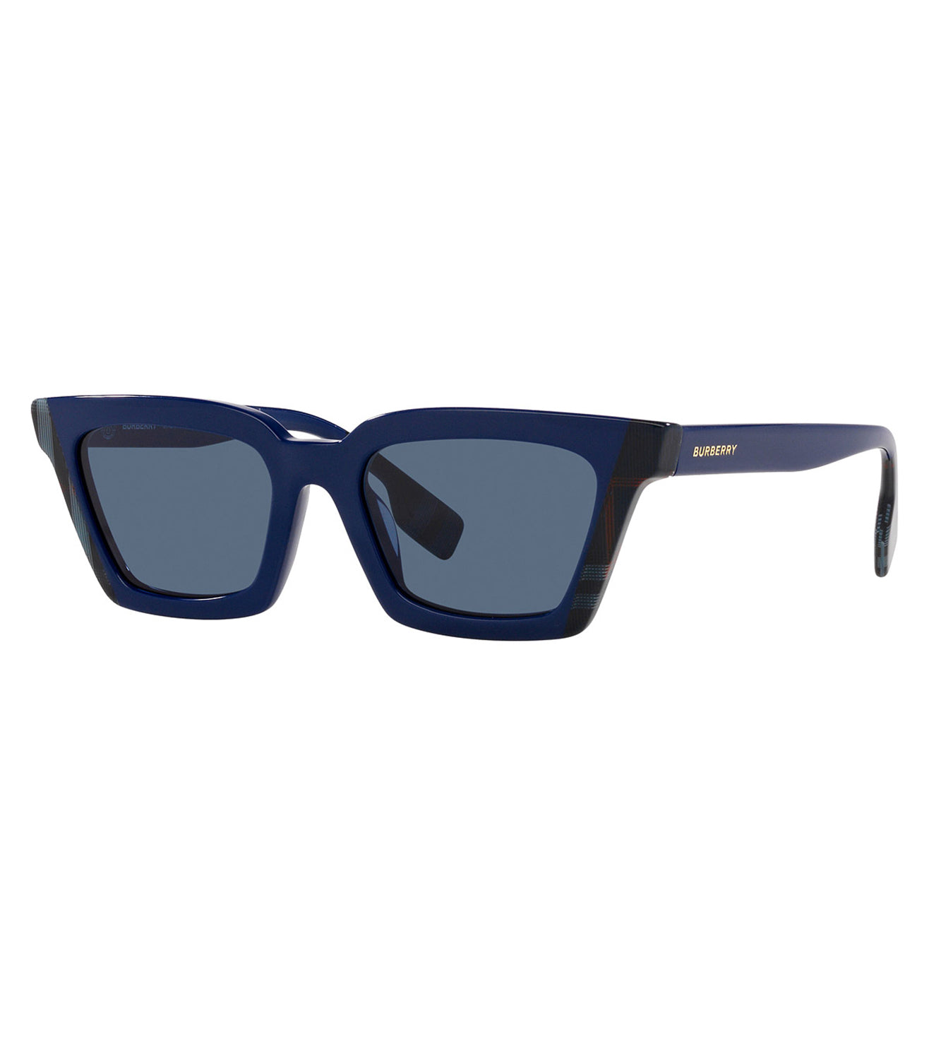 Burberry Women's Dark Blue Cat-eye Sunglasses