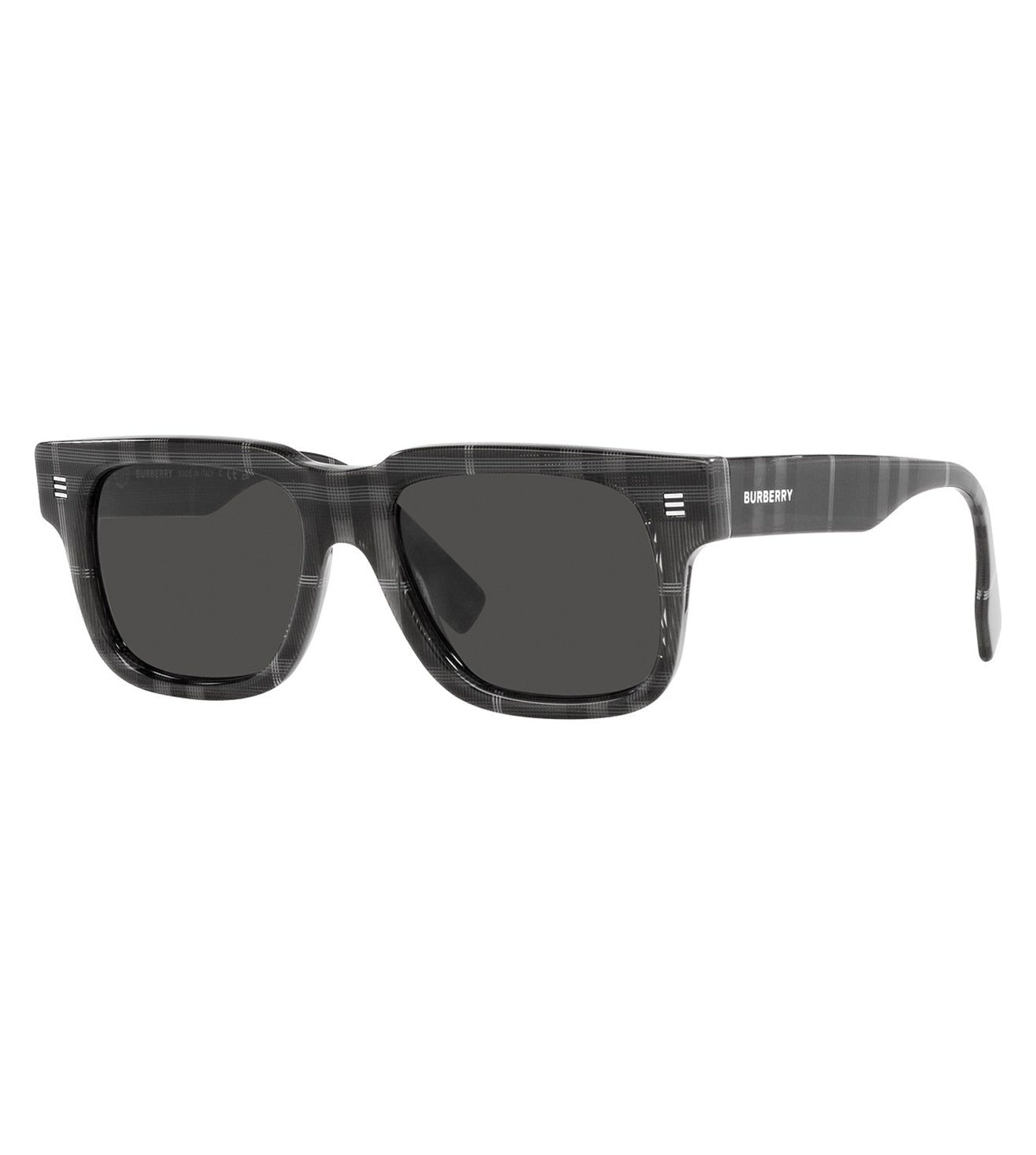 Burberry Men's Dark Grey Square Sunglasses