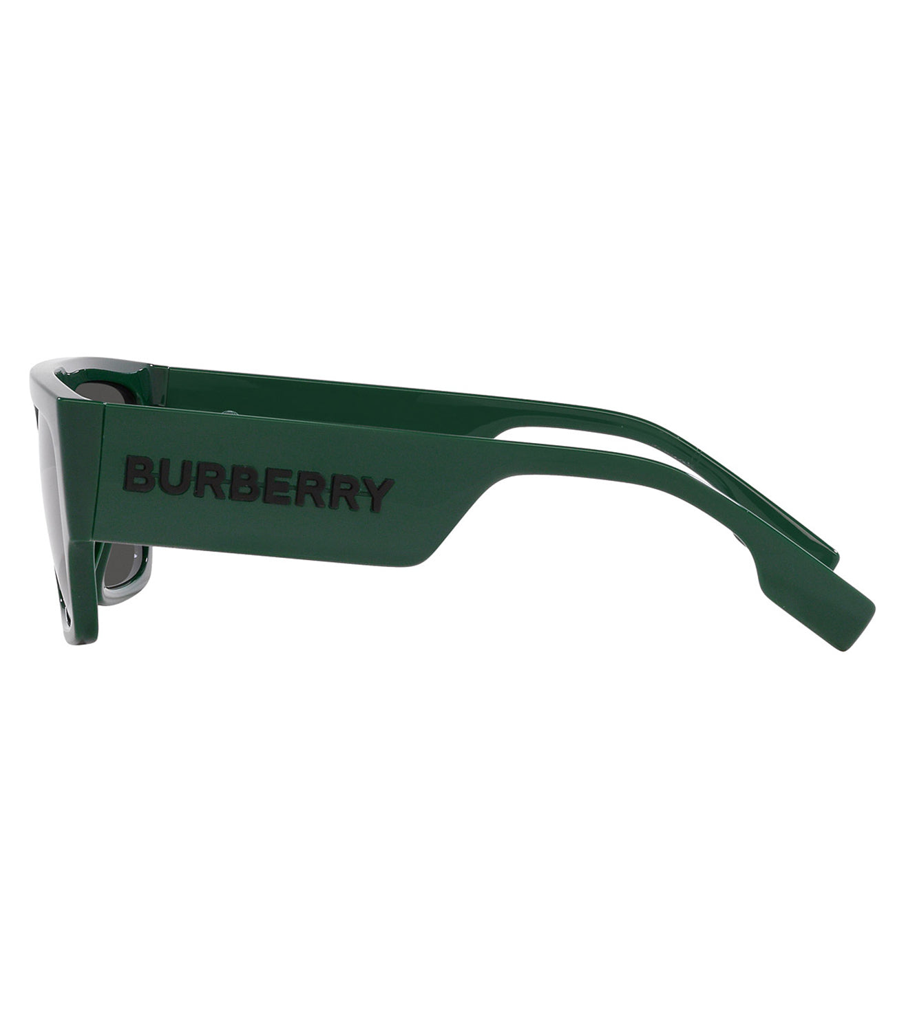 Burberry Men's Dark Grey Rectangular Sunglasses