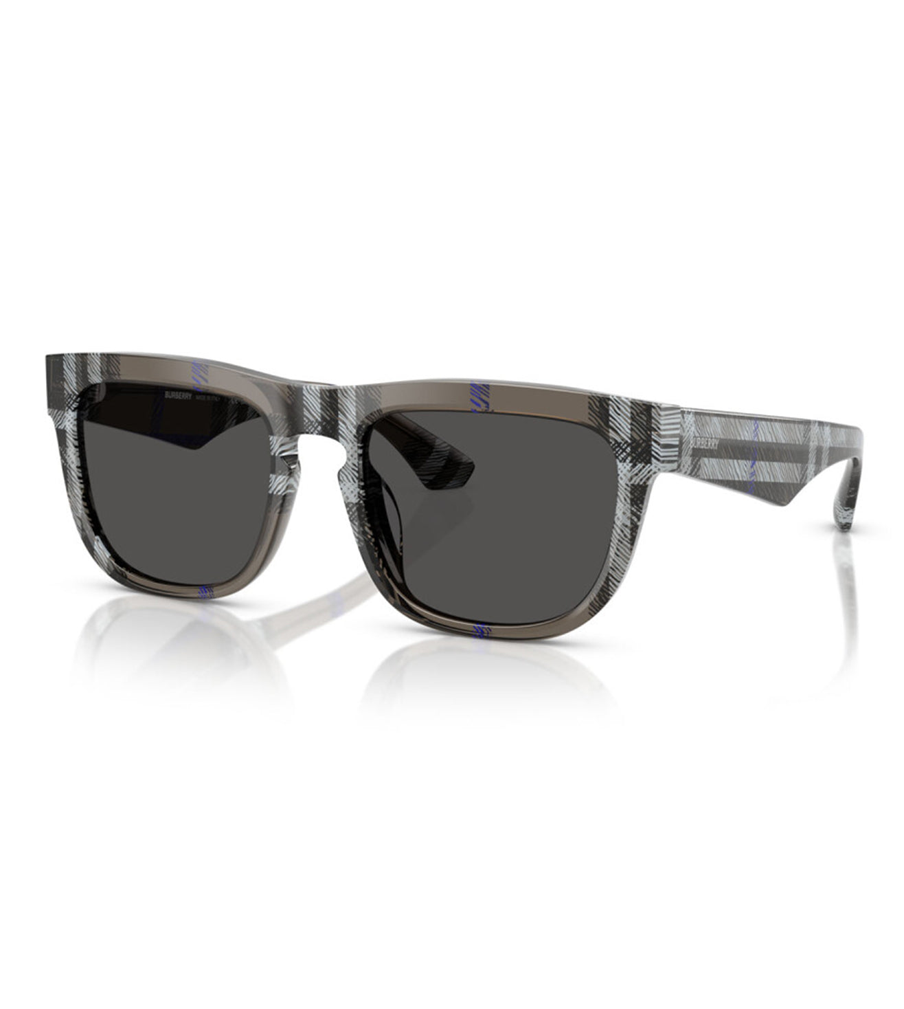 Burberry Men's Dark Grey Square Sunglasses