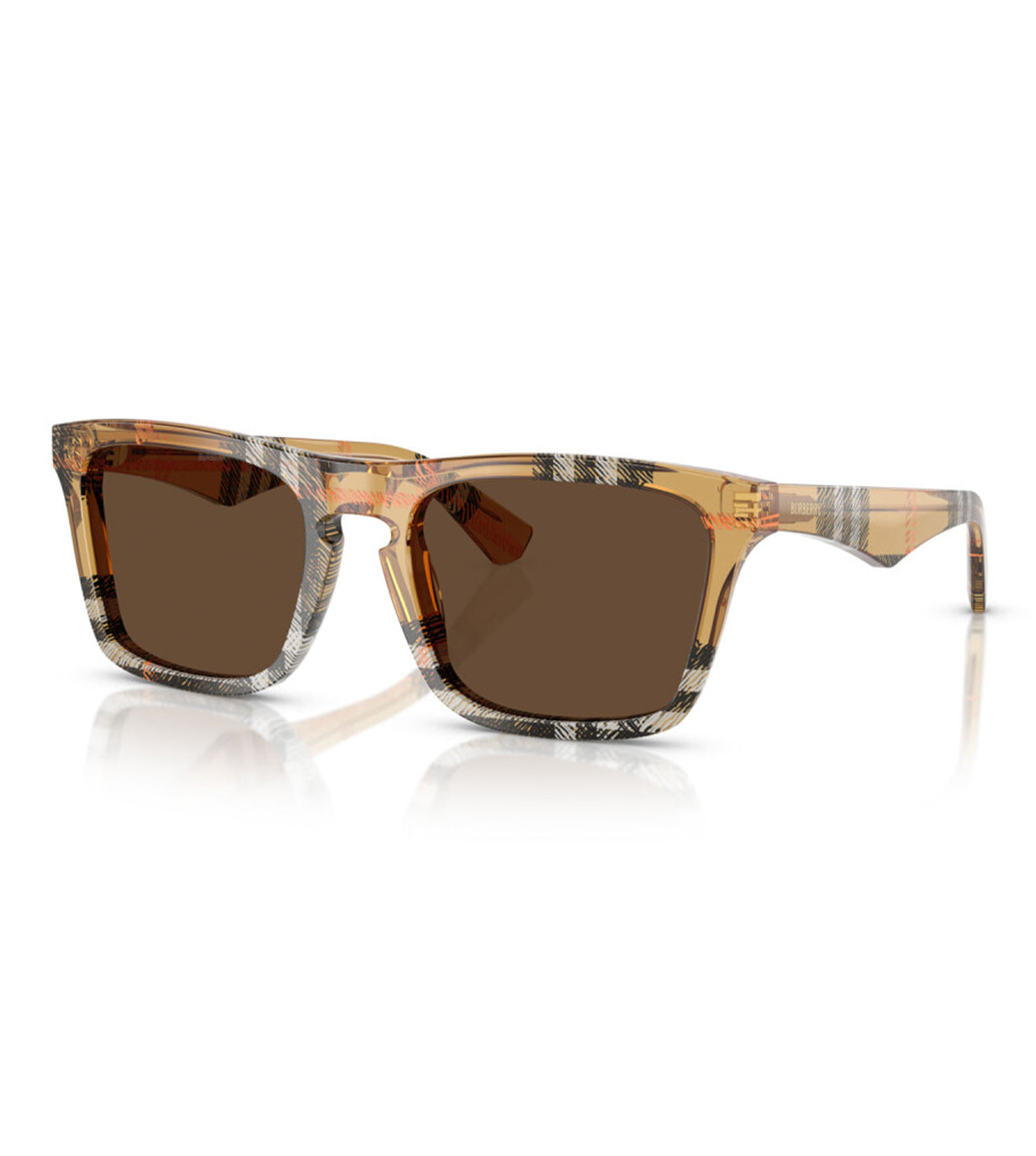 Burberry Men's Brown Square Sunglasses