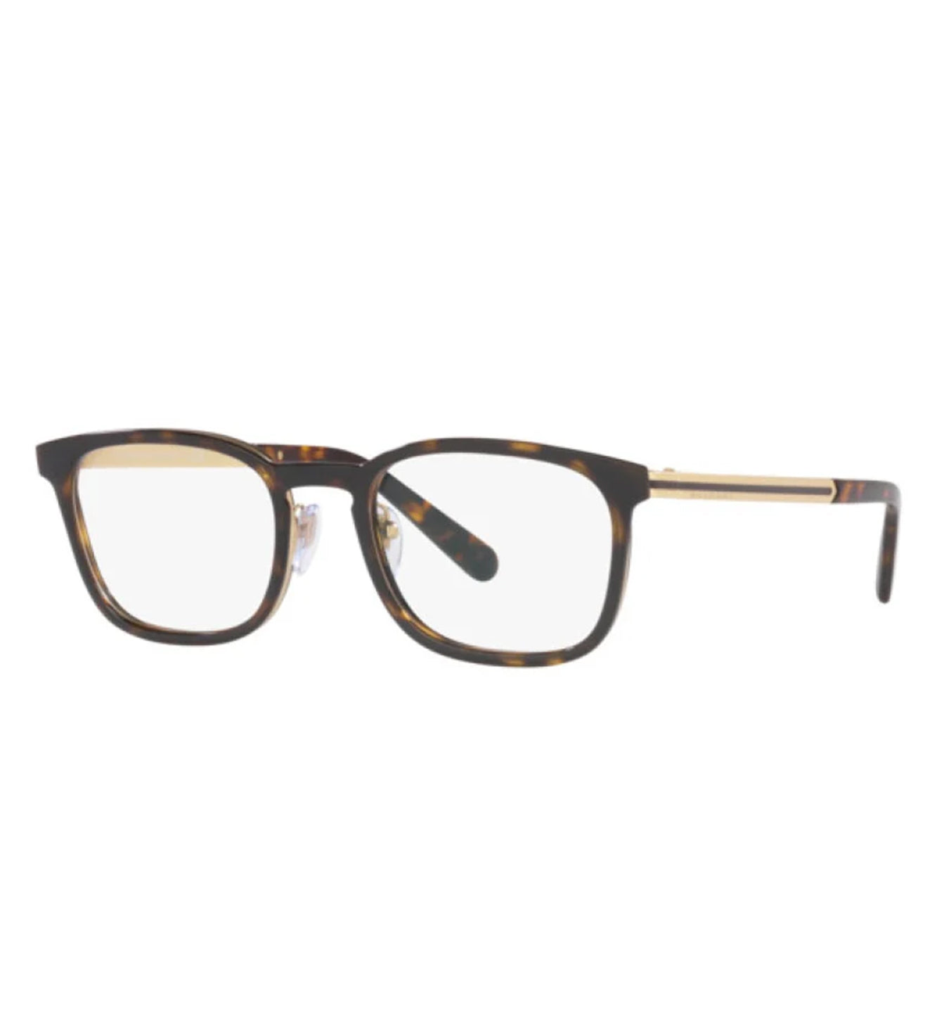 Bvlgari Men Havana Rectangular Optical Frame