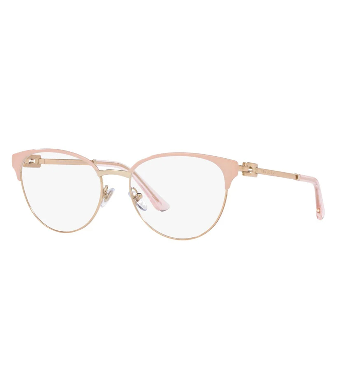 Bvlgari Women Rose Gold Cat-Eye Optical Frame