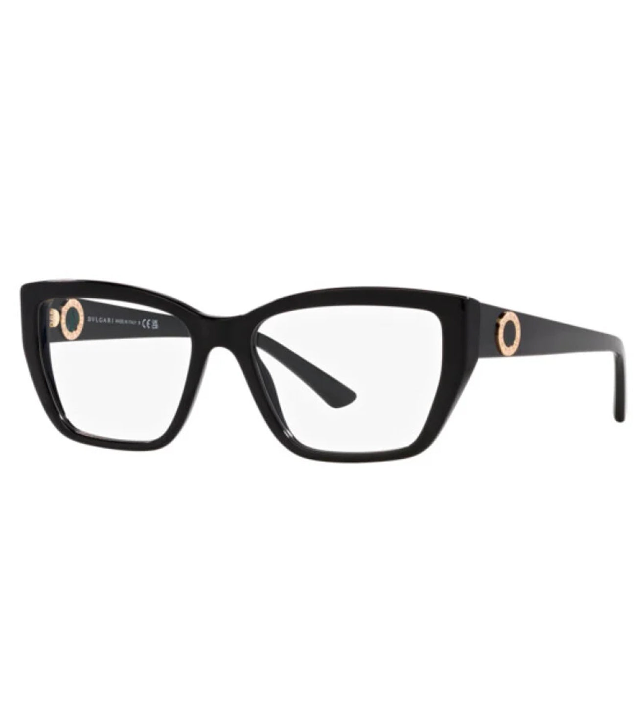 Bvlgari Women Black Cat-Eye Optical Frame