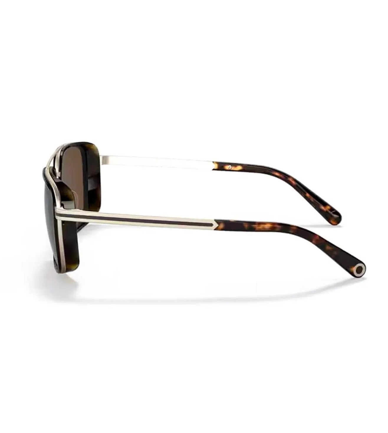 Bvlgari Men Brown Aviator Sunglasses