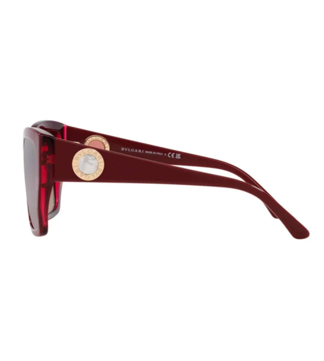 Bvlgari Women Purple Shaded Square Sunglasses